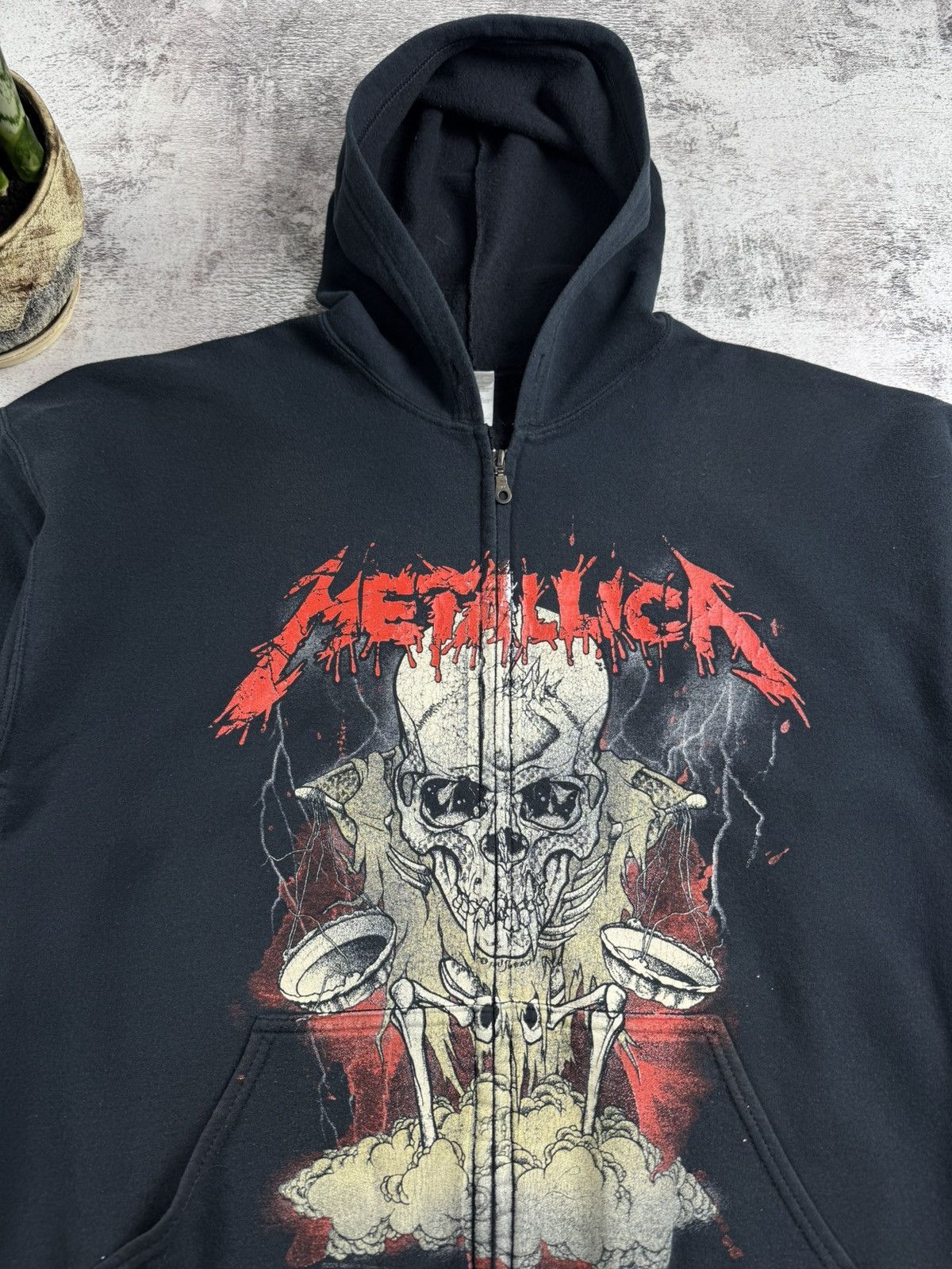 Metallica Metallica 2005 Black Men’s XL Cotton Rock Band Tour Zip Merch Hoodie Sweatshirt Size US XL / EU 56 / 4 - 6 Thumbnail