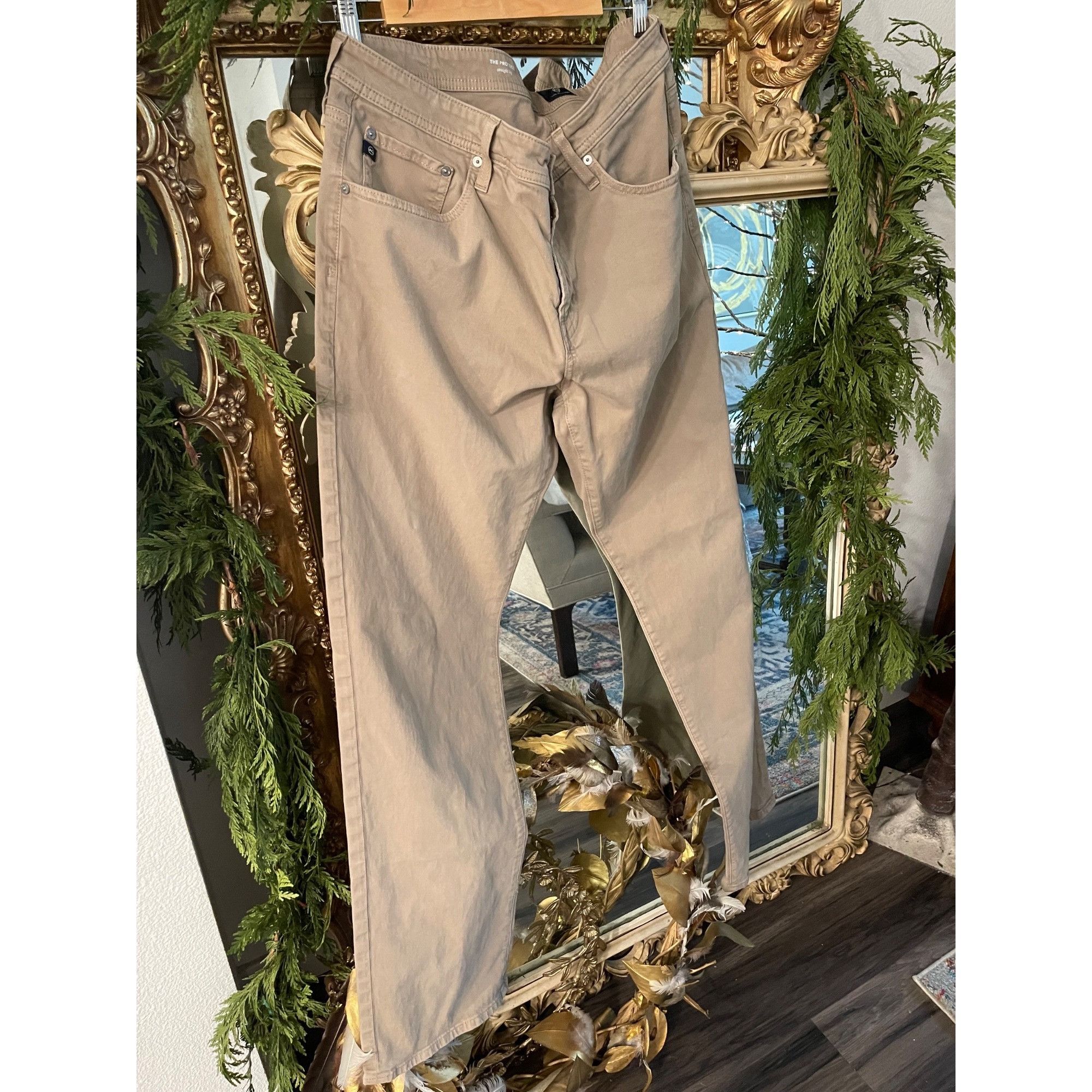 AG Adriano Goldschmied AG Protégé Straight Leg Jeans 38/34 Size US 38 / EU 54 - 4 Thumbnail