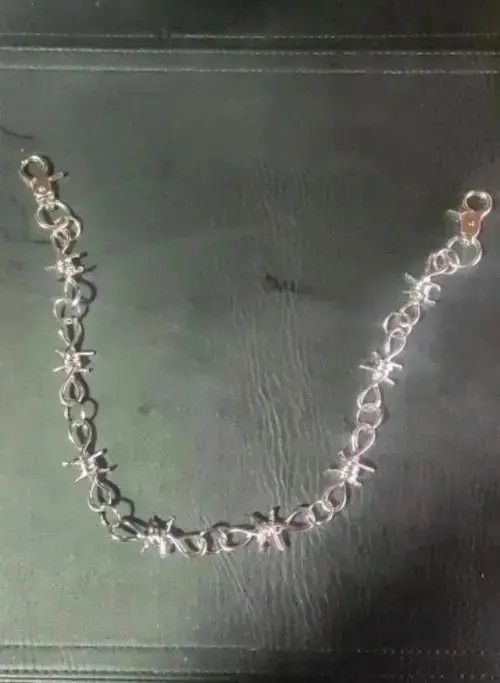 VIBE 55cm Barb Wire Wallet Chain Size ONE SIZE - 2 Thumbnail