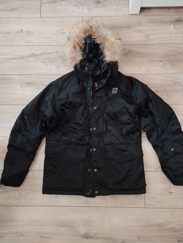 66 North Borsmork Pertex parka down jacket size S
