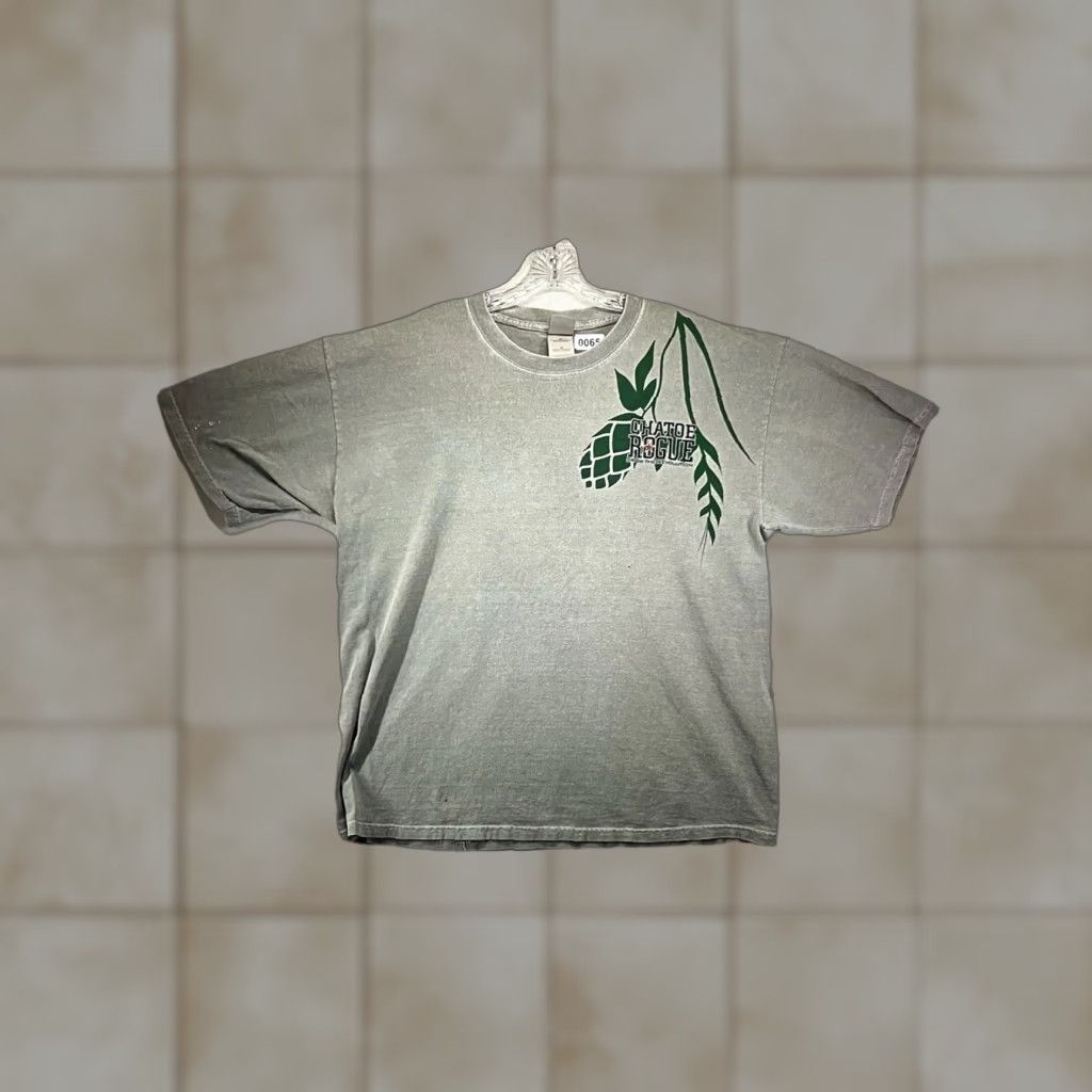 Vintage Vintage Rogue Ales & Spirits Beer T-Shirt Men’s Crew Neck Cotton 2000s Green Summer Spring Size US L / EU 52-54 / 3 - 1 Thumbnail