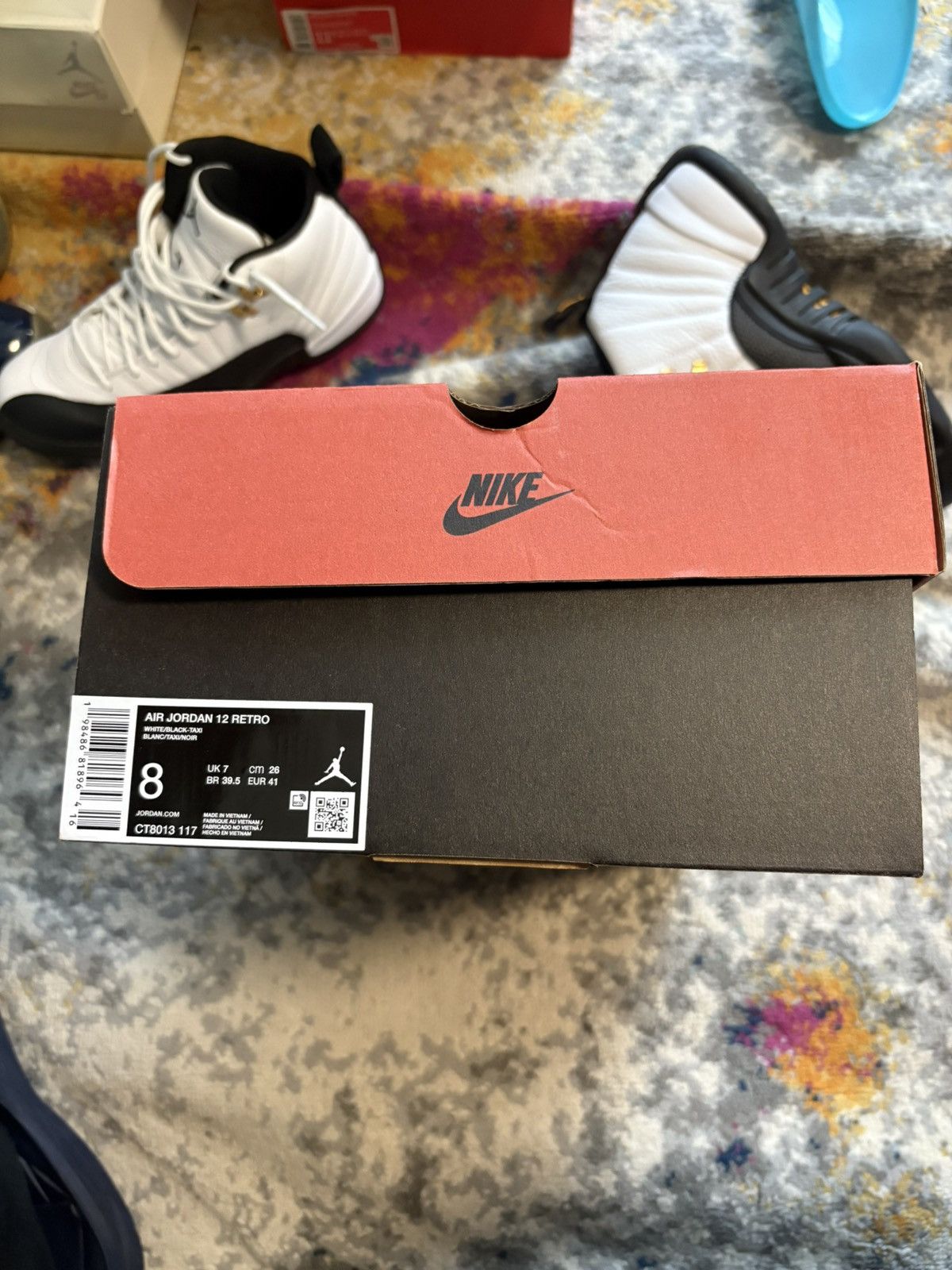 Jordan Brand Air Jordan Retro 12 Taxi size 8 Size US 8 / EU 41 - 6 Thumbnail