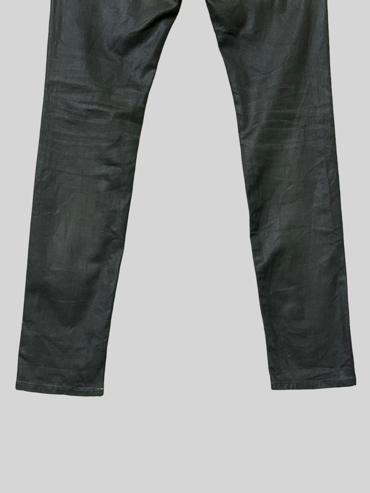 Lee × Vintage LEE Black Waxed Claws Mark Distressed Pant Size US 29 - 11 Thumbnail