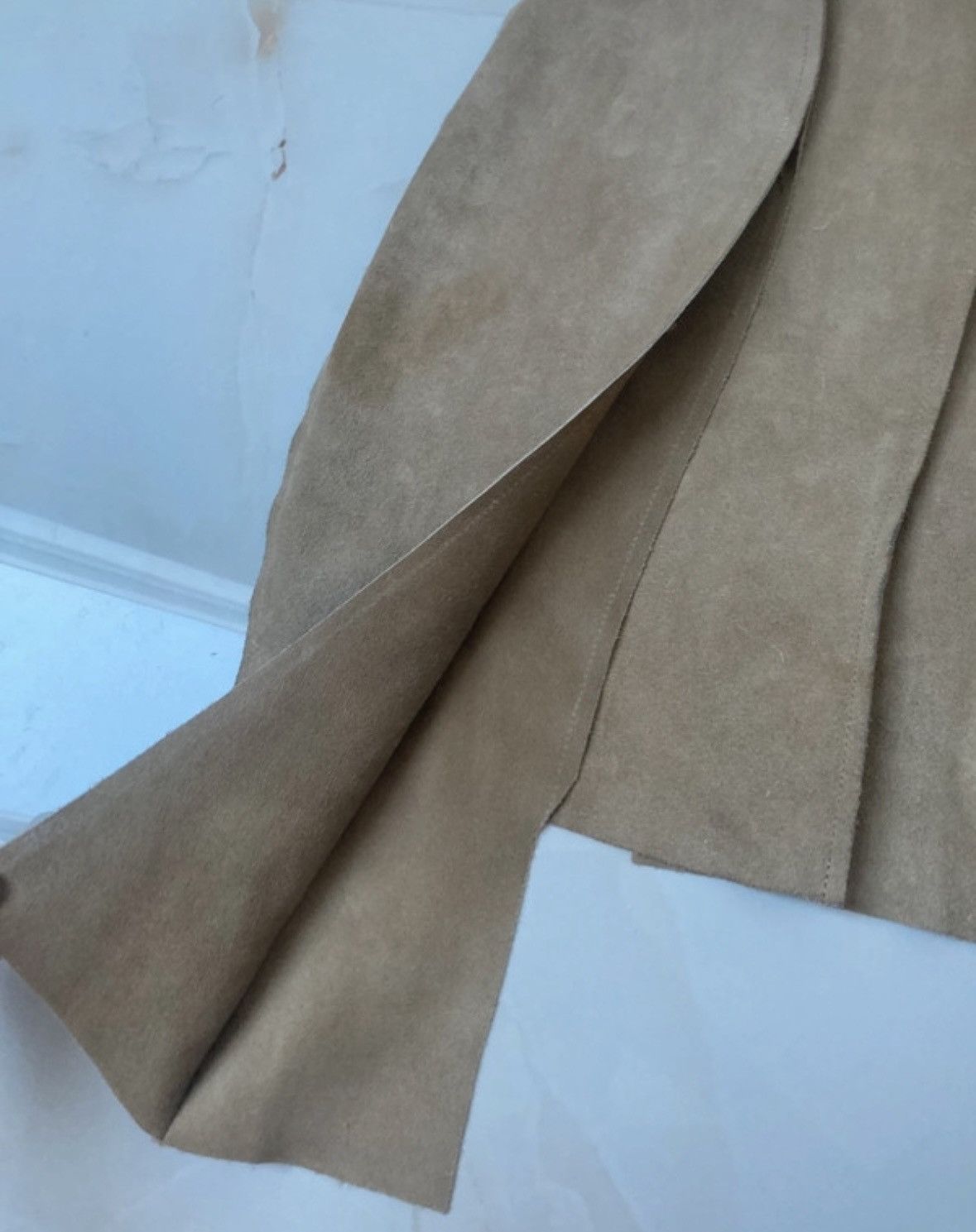 H&M × Maison Margiela Maison Margiela x H&M Beige Suede mannequin Leather jacket Size M / US 6-8 / IT 42-44 - 4 Thumbnail