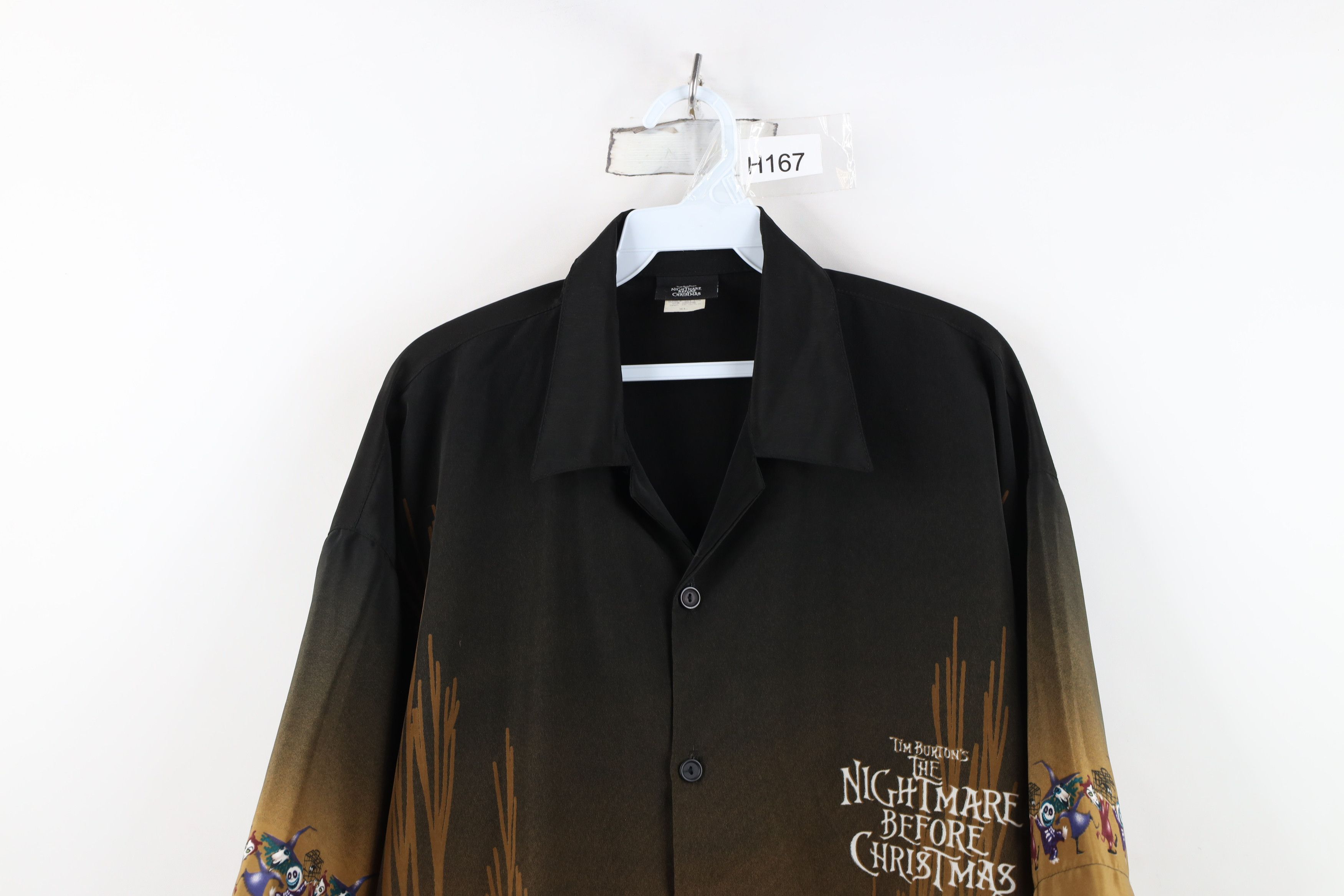Vintage Vintage 90s The Nightmare Before Christmas Button Shirt USA Size US XL / EU 56 / 4 - 2 Thumbnail