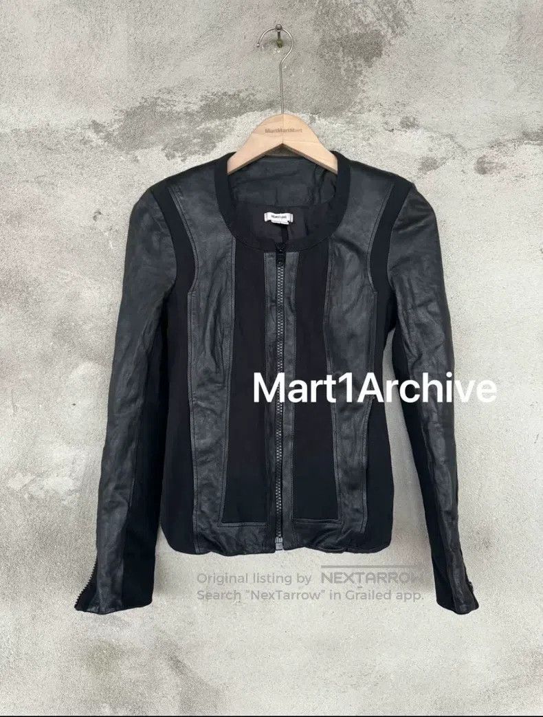 Helmut Lang HELMUT LANG Skin-tight leather jacket Size US S / EU 44-46 / 1 - 1 Thumbnail