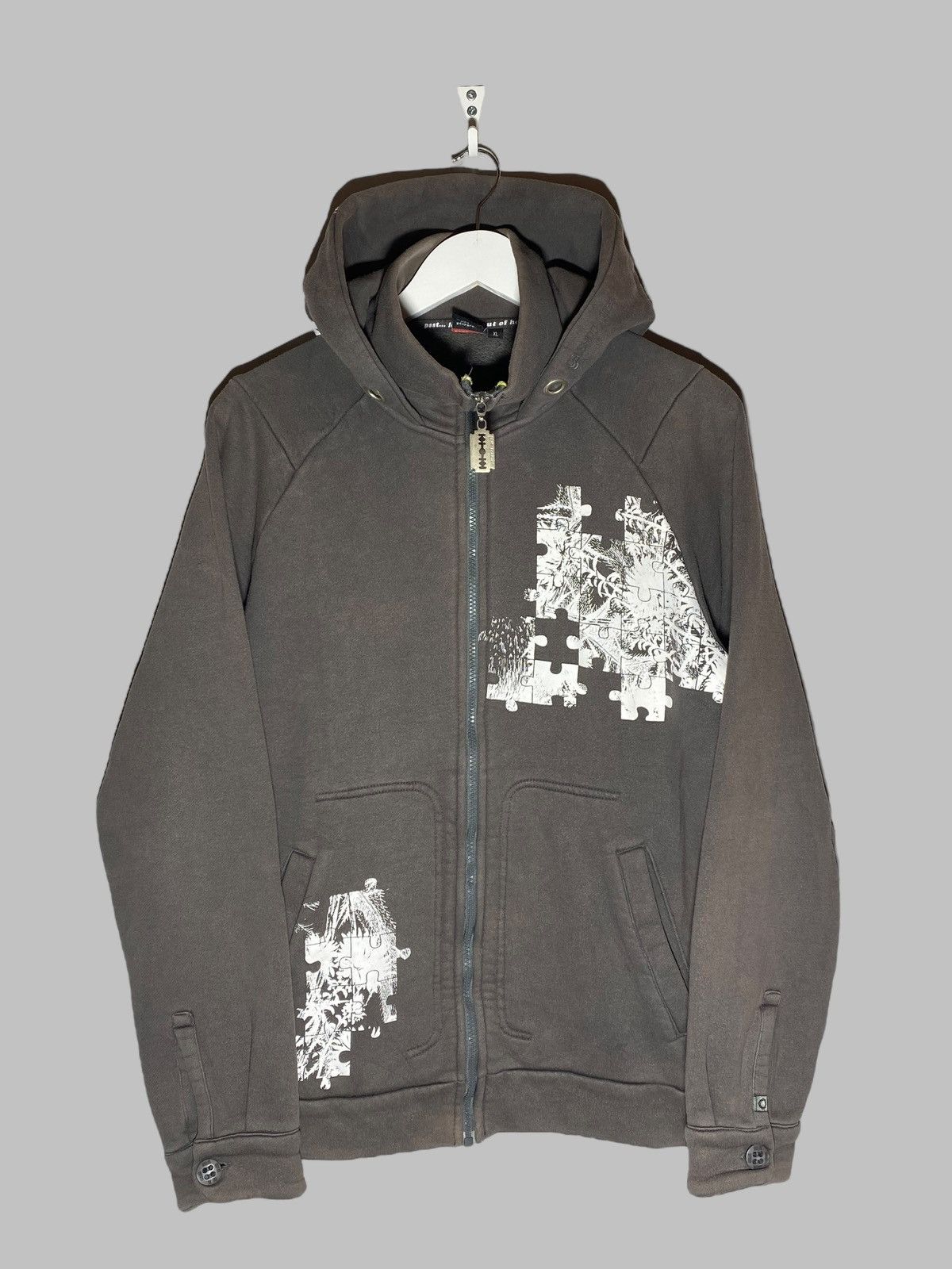 GSUS Sindustries 00s Gsus Industries Y2K Hoodie Dark Aesthetic Puzzle Print Size US XL / EU 56 / 4 - 1 Thumbnail