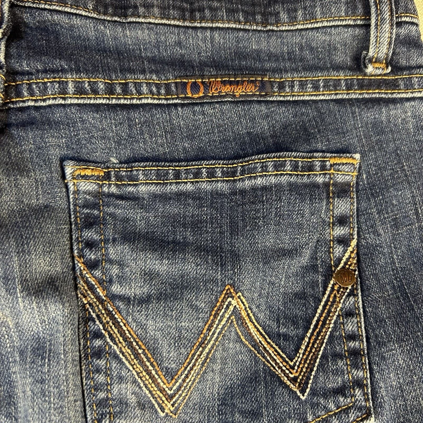 Wrangler Wrangler Q-Baby No Gap Riding Jeans Womens 7/8 32"(fit 31") Size 29" - 8 Thumbnail