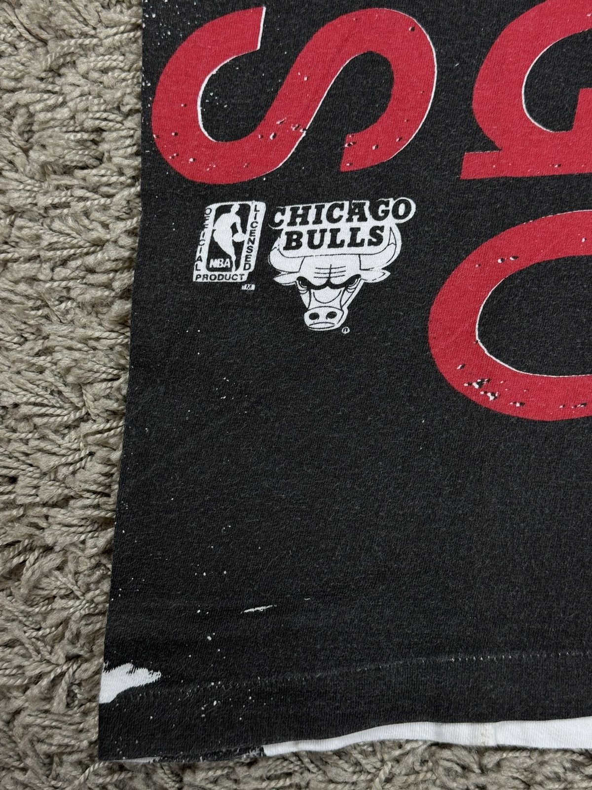 NBA × Vintage Vintage rare t shirt NBA Chicago Bulls original item Size US M / EU 48-50 / 2 - 2 Thumbnail