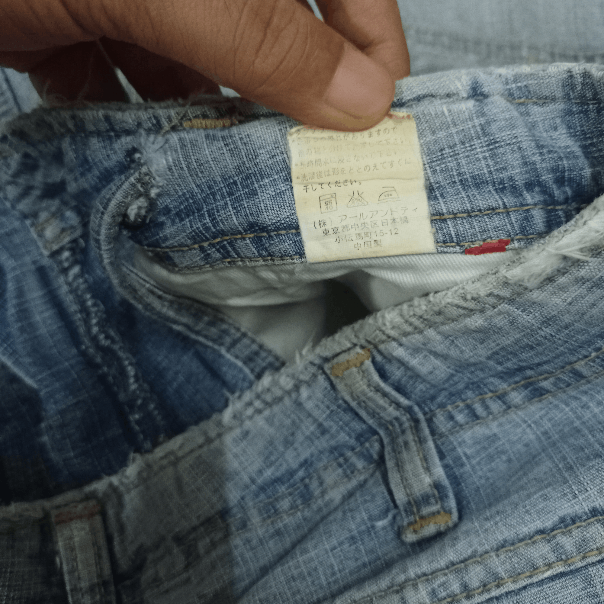 Japanese Brand × Twenty Vintage TWENTY Baggy Distressed Cargo Jeans Shorts Jorts Size US 31 - 8 Thumbnail