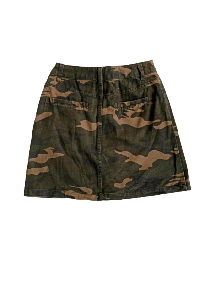 LOWRYS FARM LOWRYS FARM Camo Mini Skirt Double Pocket Size 26" / US 2 / IT 38 - 2 Thumbnail