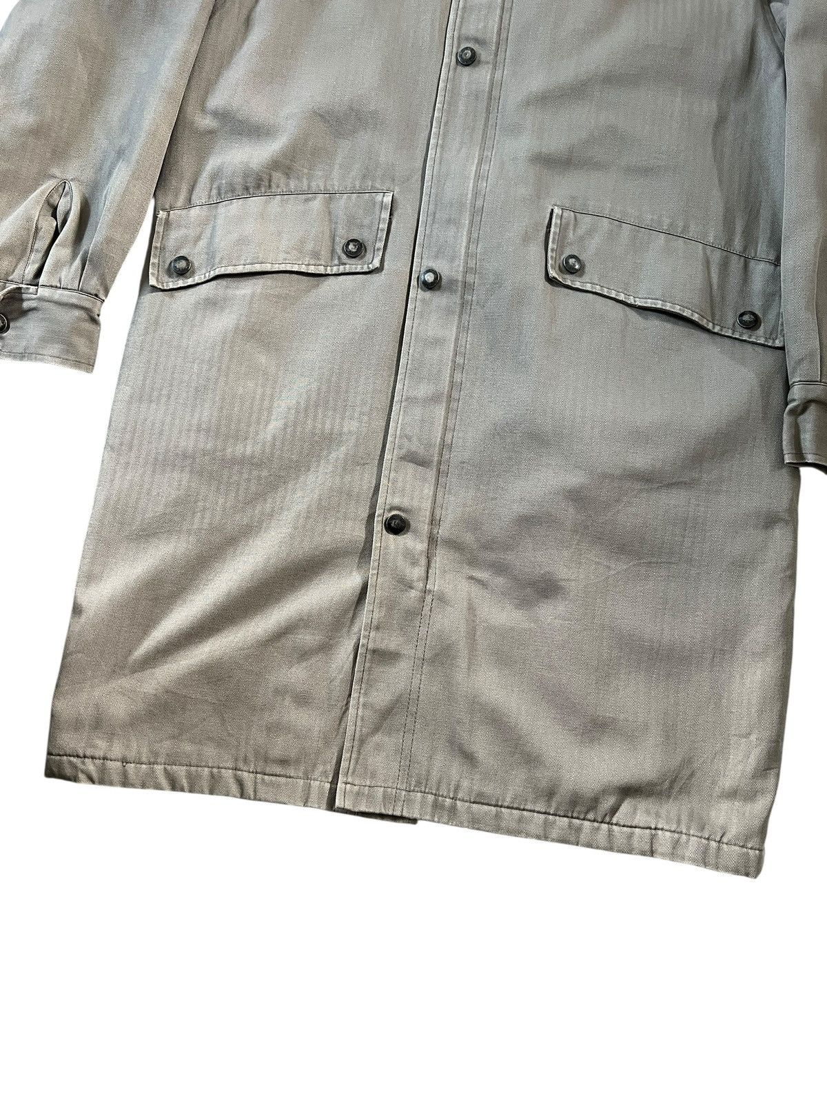 A.P.C. Vintage A.P.C Herringbone Twill Military Parka Jacket Size US M / EU 48-50 / 2 - 5 Thumbnail