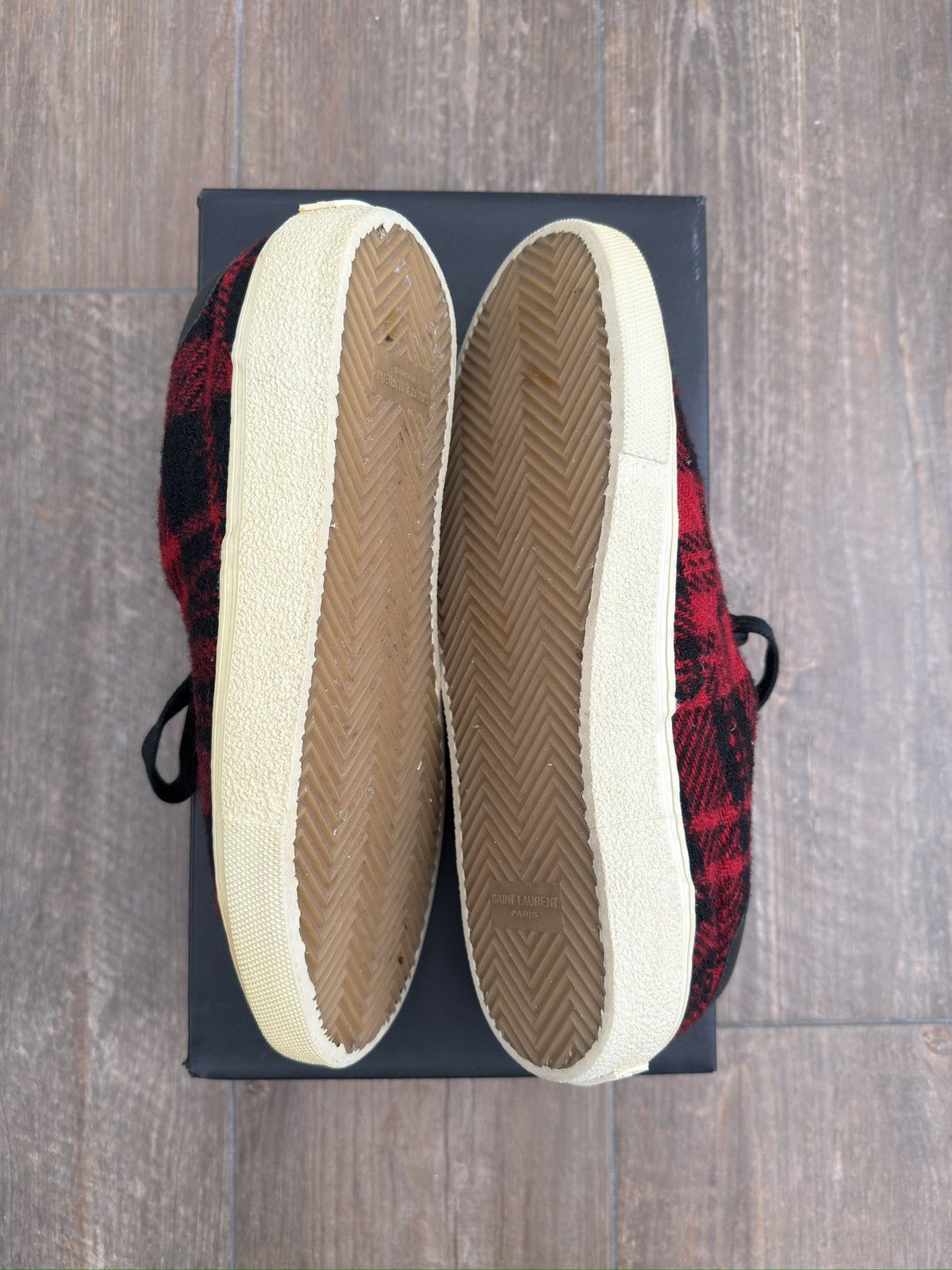 Saint Laurent Paris Saint Laurent skate shoes tweed 43 Size US 10 / EU 43 - 7 Thumbnail
