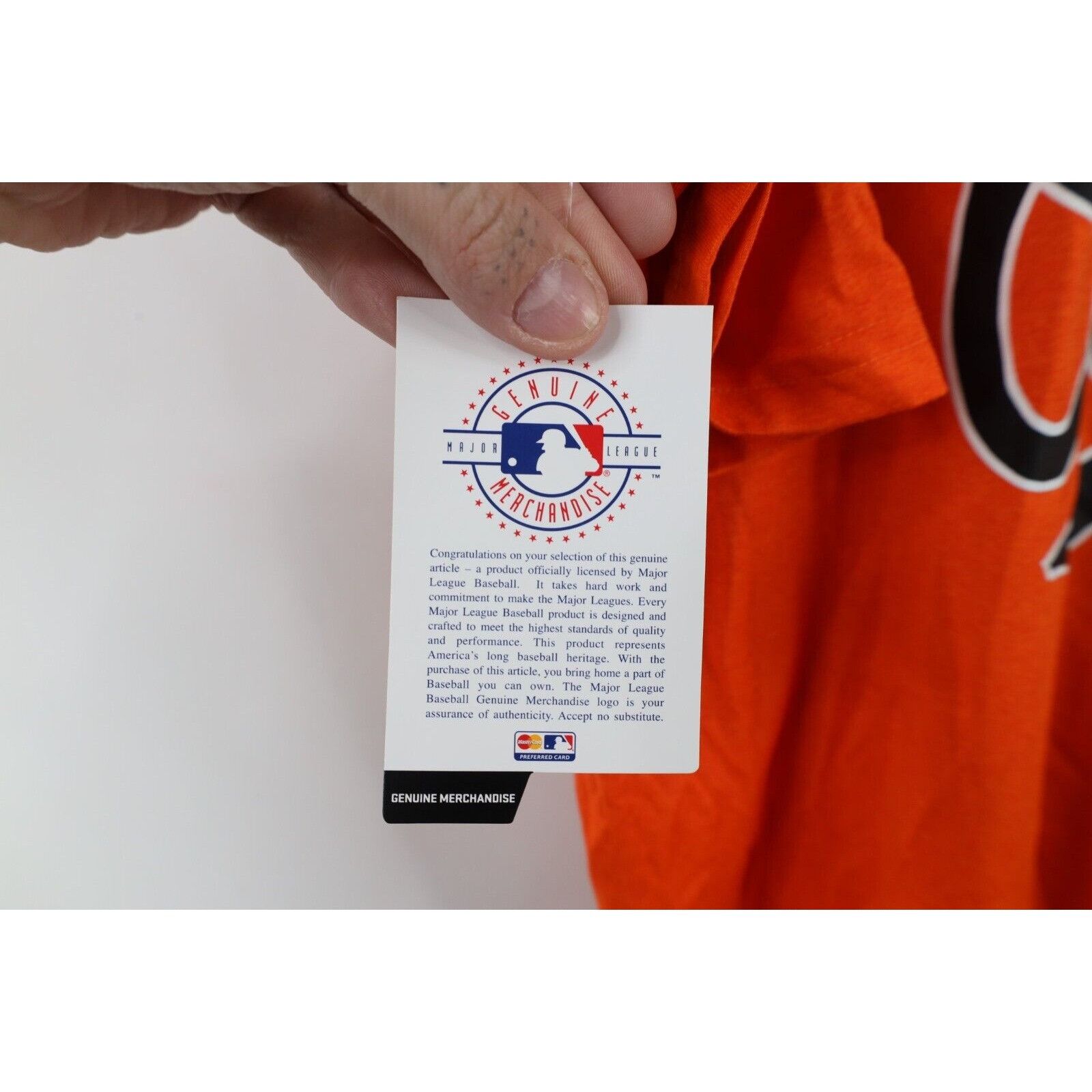 Nike New Nike Center Swoosh Baltimore Orioles Baseball T-Shirt Size US XL / EU 56 / 4 - 6 Thumbnail