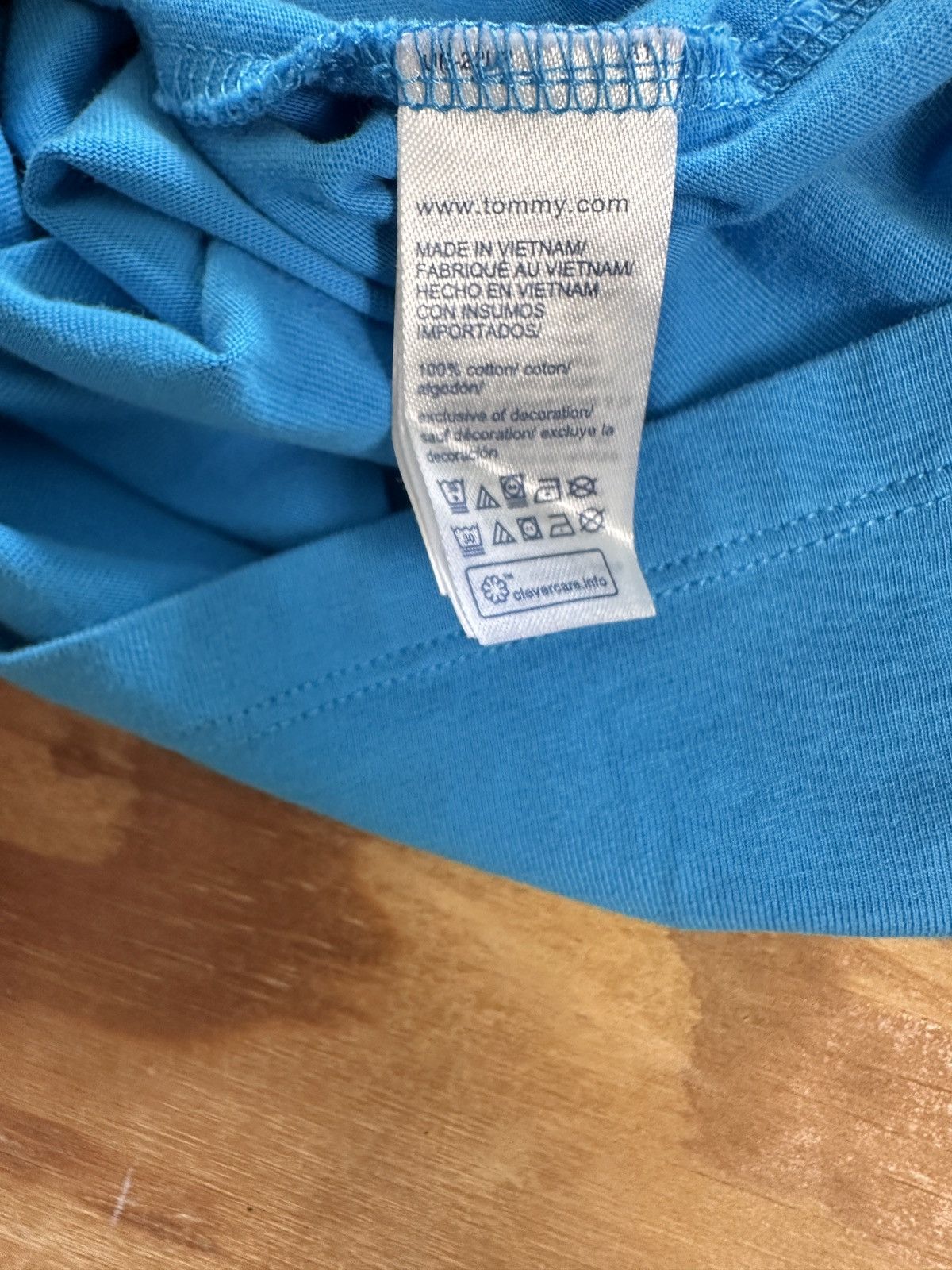 Tommy Hilfiger Blue Tommy Hilfiger cotton t-shirt Size US XXL / EU 58 / 5 - 6 Thumbnail