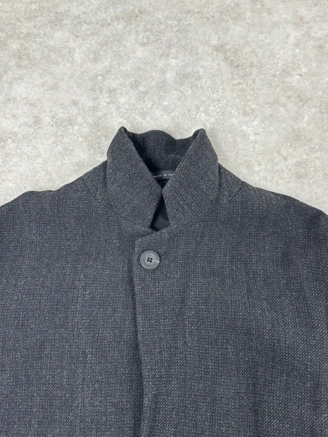 Emporio Armani FW2004 Emporio Armani Black Grey Wool Blazer Suit Jacket Size 42R - 9 Thumbnail