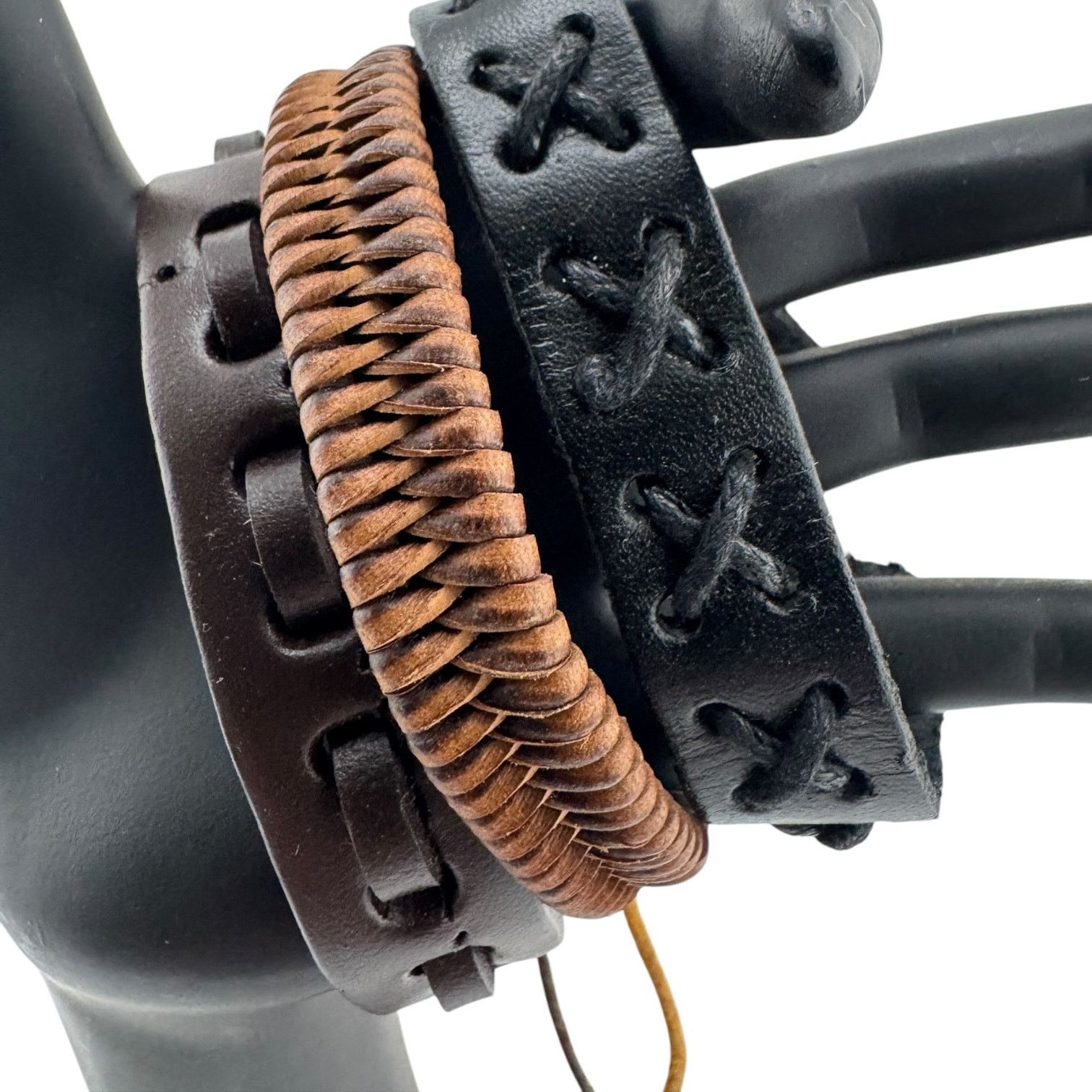 Other Trilogy of Shadows Braided Cuffs Unisex. Adjustable. Unbound Size ONE SIZE - 1 Thumbnail