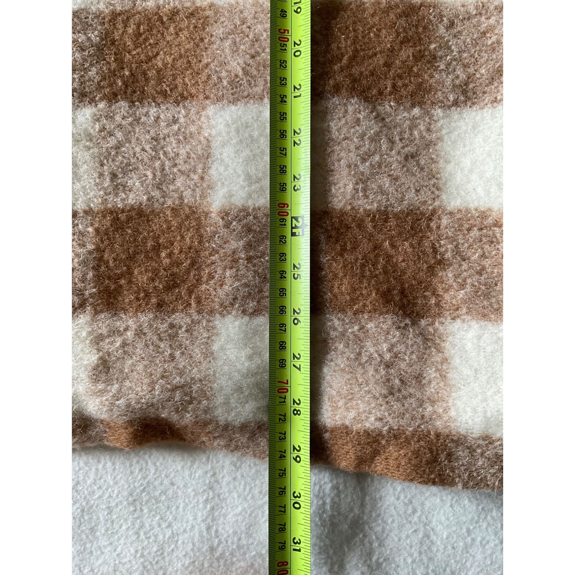 Sezane Sezane Joe coat ecru beige plaid check SZ44 US BEIGE WHITE 1 Size XL / US 12-14 / IT 48-50 - 7 Thumbnail