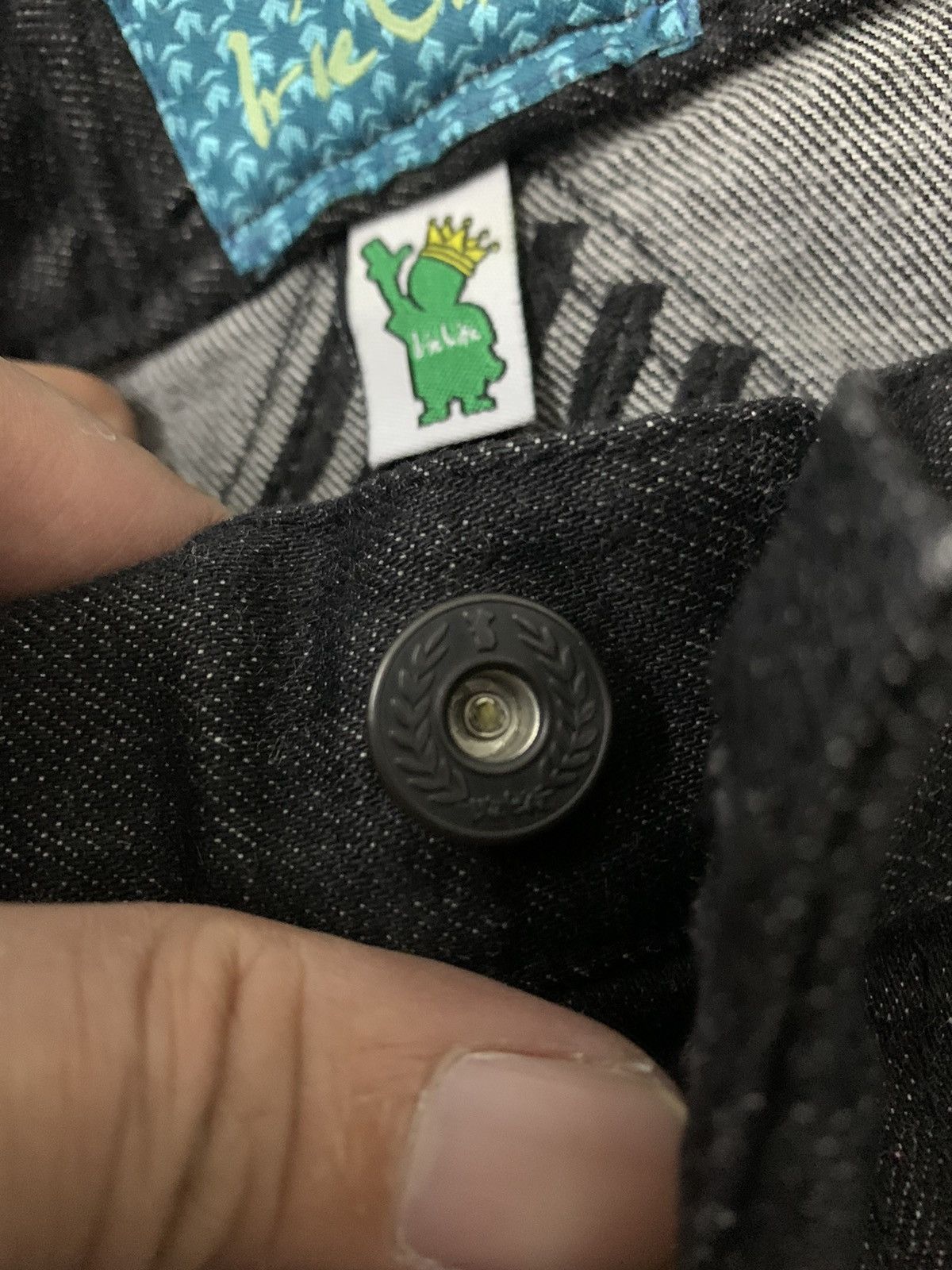 Japanese Brand Irie by Irielife denim Jorts 3 Quarter Black On Black Denim Size US 34 / EU 50 - 15 Thumbnail