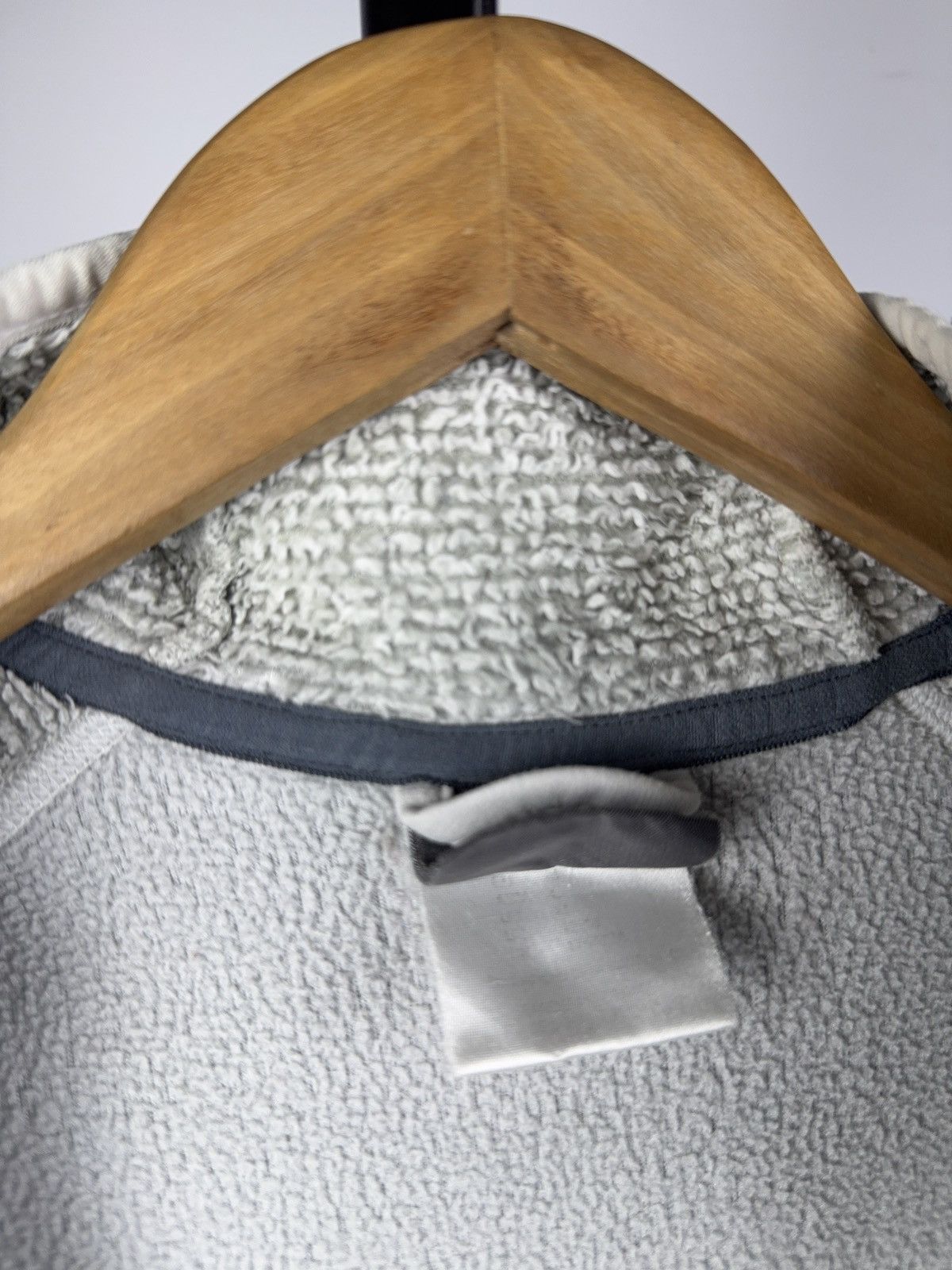 Jack Wolfskin Gorpcore 00s Jack Wolfskin Grey Sherpa Fleece Zip Hoodie Size M / US 6-8 / IT 42-44 - 7 Thumbnail