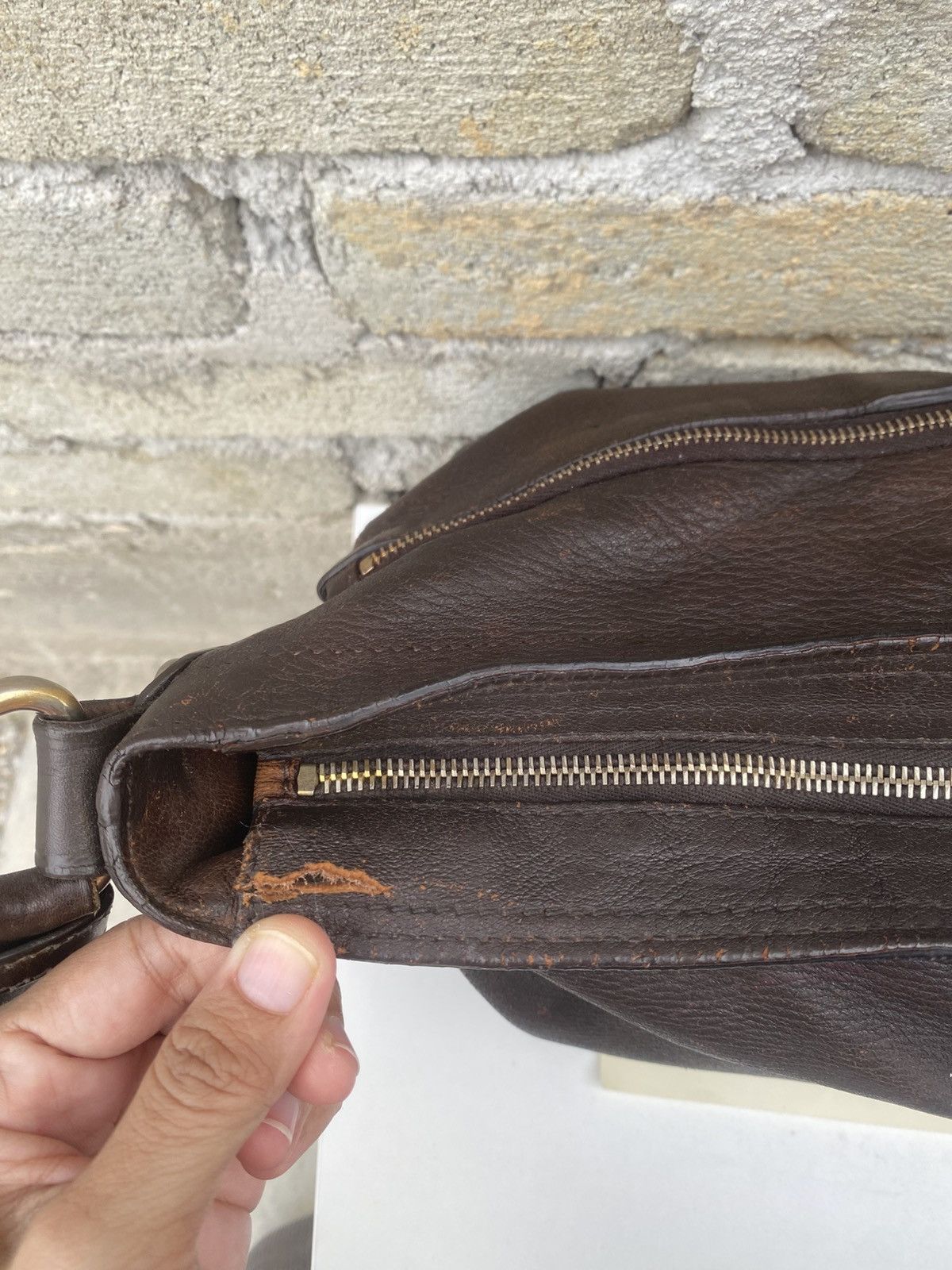 Prada Rare PRADA Leather Cross Body Bag Size ONE SIZE - 11 Thumbnail