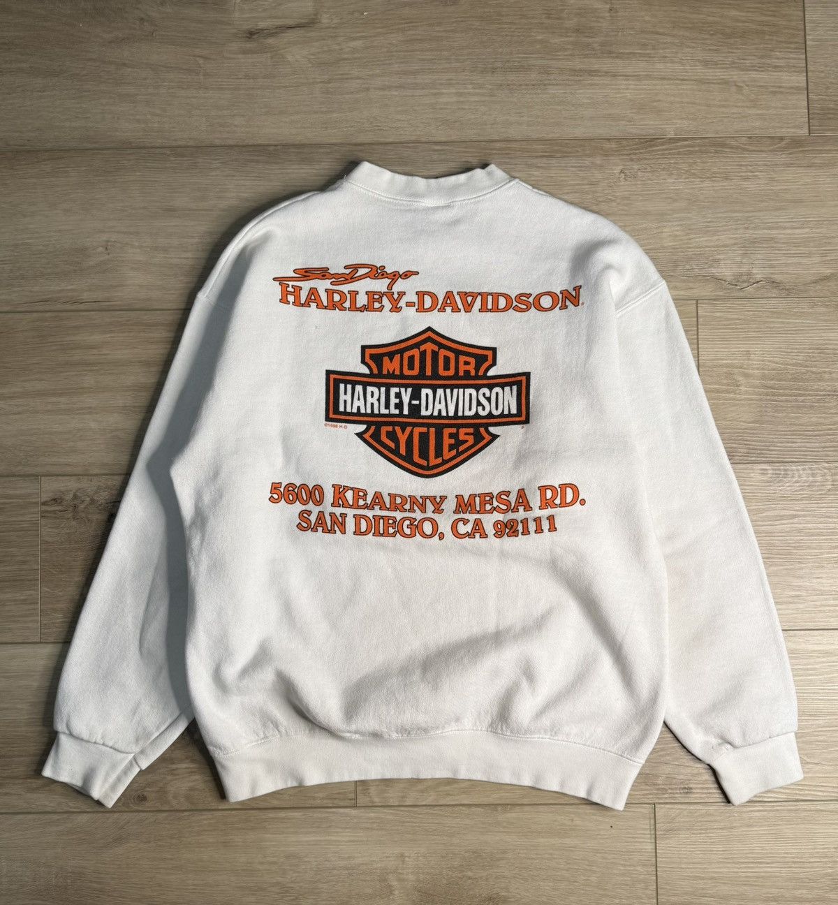 Vintage Vintage Harley Crewneck Sweater Size US M / EU 48-50 / 2 - 3 Thumbnail