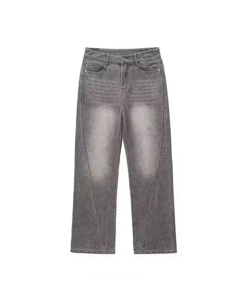 Jean Straight Cut Faded Jeans Size US 29 - 1 Thumbnail