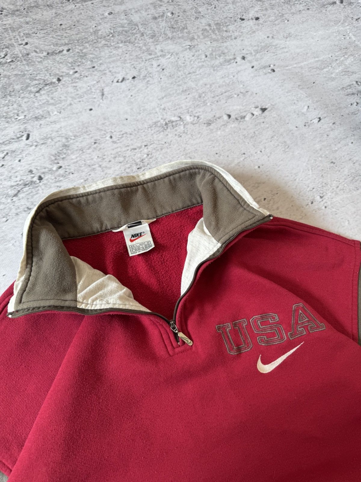 Nike × Vintage NIKE USA VINTAGE 00s OVERSIZE BAGGY SWEATSHIRT CENTER LOGO Size US L / EU 52-54 / 3 - 9 Thumbnail