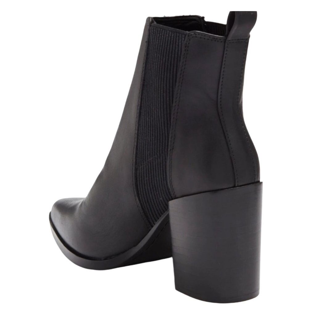 Steve Madden Steve Madden Trekk Pointed Toe High Heel Leather Bootie Size US 8.5 / IT 38.5 - 3 Thumbnail