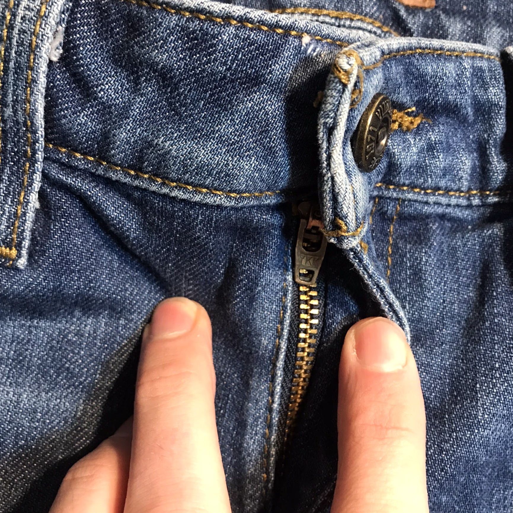 Vintage VINTAGE? (No) - Joe's Jeans Sloane The Skinny Denim Distressed Blue 26x32 Inseam Womens Jeans 5-Pocket Zip Size 26" / US 2 / IT 38 - 5 Thumbnail