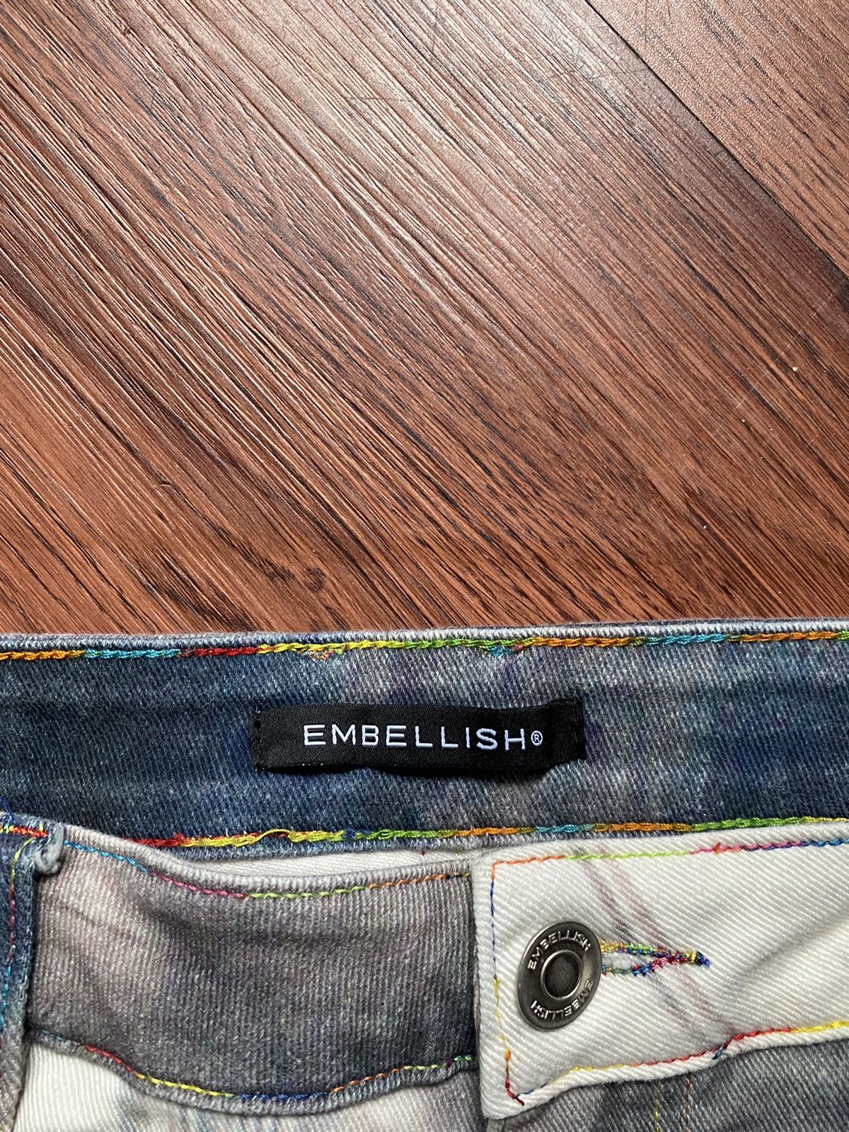 Embellish Embellish Fullprint Exploded Car Pants Size US 37 - 4 Thumbnail