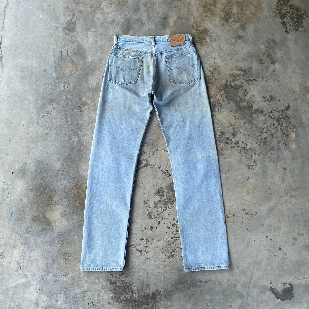 Levi's × Vintage VINTAGE 1989 LEVIS 501XXSTONEWASH DIRTY 555 BUTTON W29X32.5 Size US 29 - 9 Thumbnail