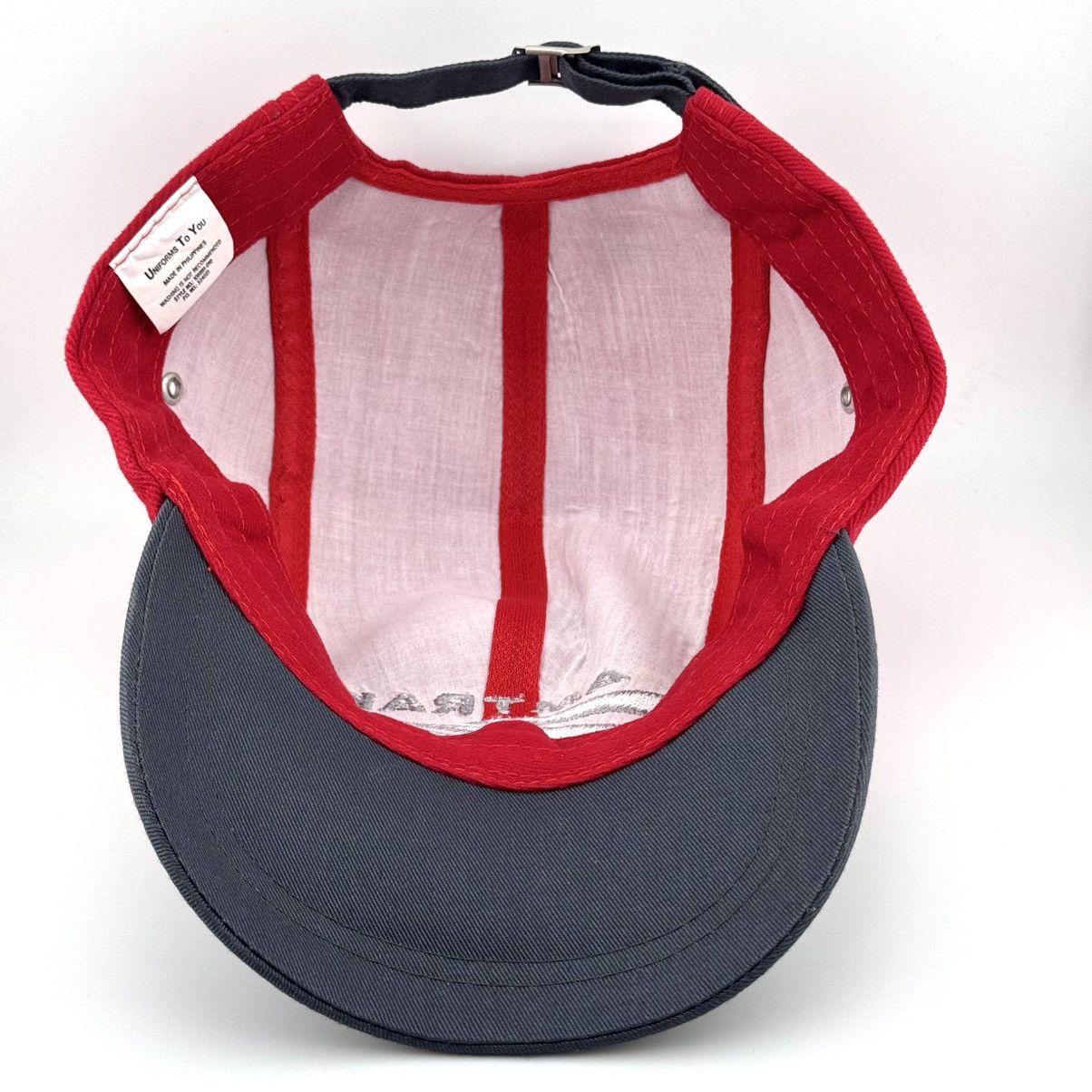 Vintage Vtg Amtrak Porter Red Cap Railroad Staff Uniform Hat Size ONE SIZE - 4 Thumbnail