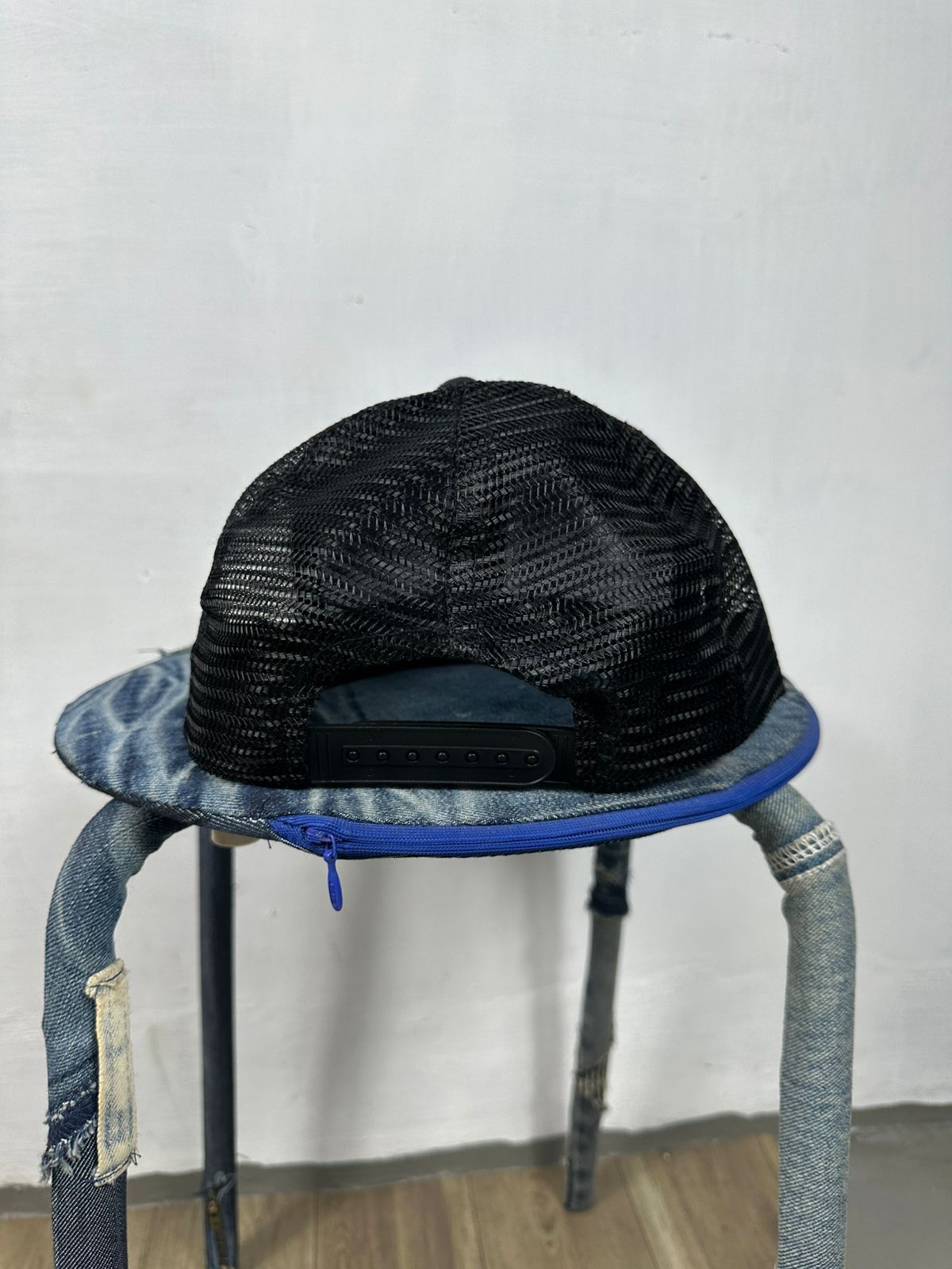 Handmade 🔥 Custom Made Distressed Patchwork Boro Trucker Hats Size ONE SIZE - 5 Thumbnail