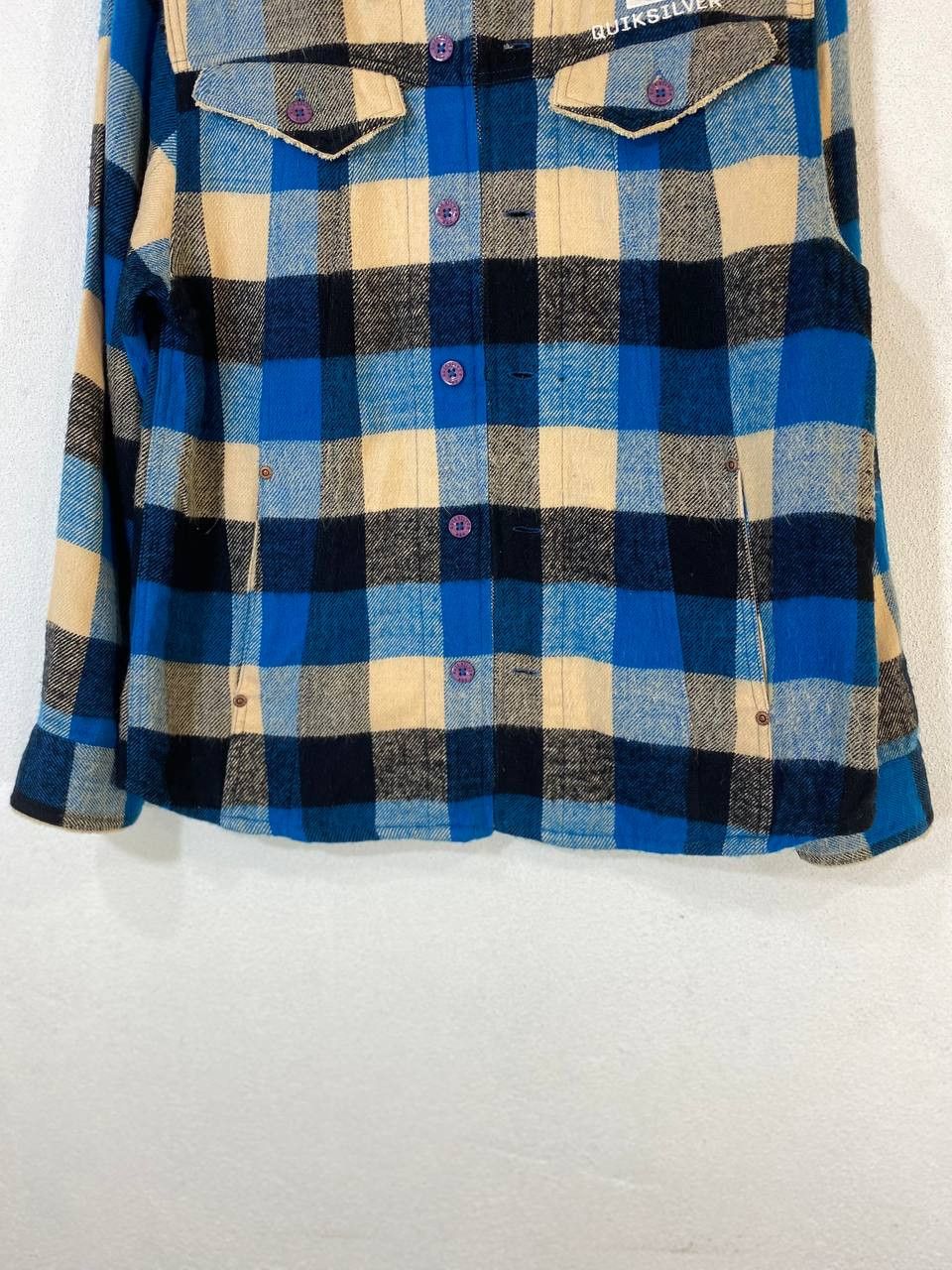 Quicksilver quicksilver shadow plaid flannel shirt fleece lining Size US M / EU 48-50 / 2 - 3 Thumbnail