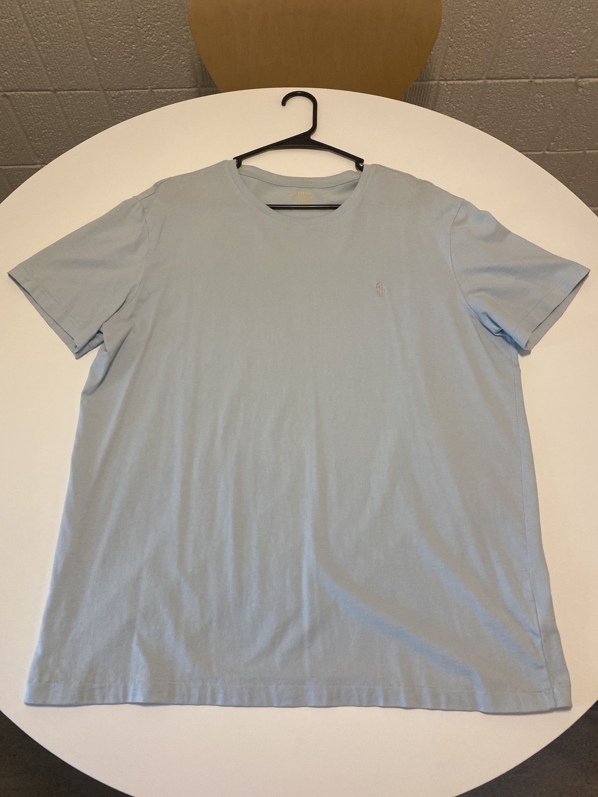 Polo Ralph Lauren × Vintage Polo Ralph Lauren Size L Turquoise Men’s t-shirt (rare) Size US L / EU 52-54 / 3 - 1 Thumbnail