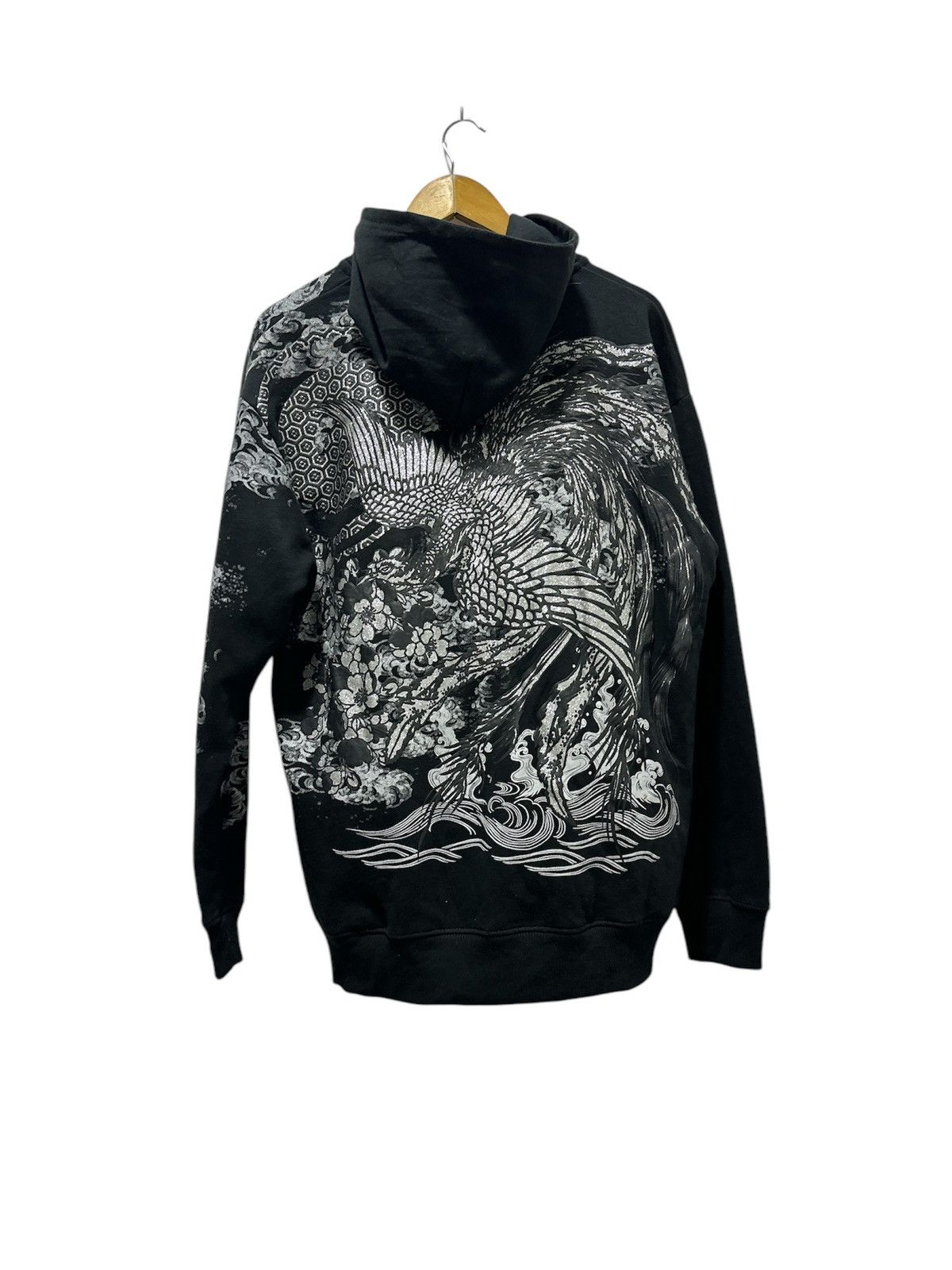 Japanese Brand Vintage Phoenix Full Print Zipper Hoodie Design Size US XL / EU 56 / 4 - 1 Thumbnail