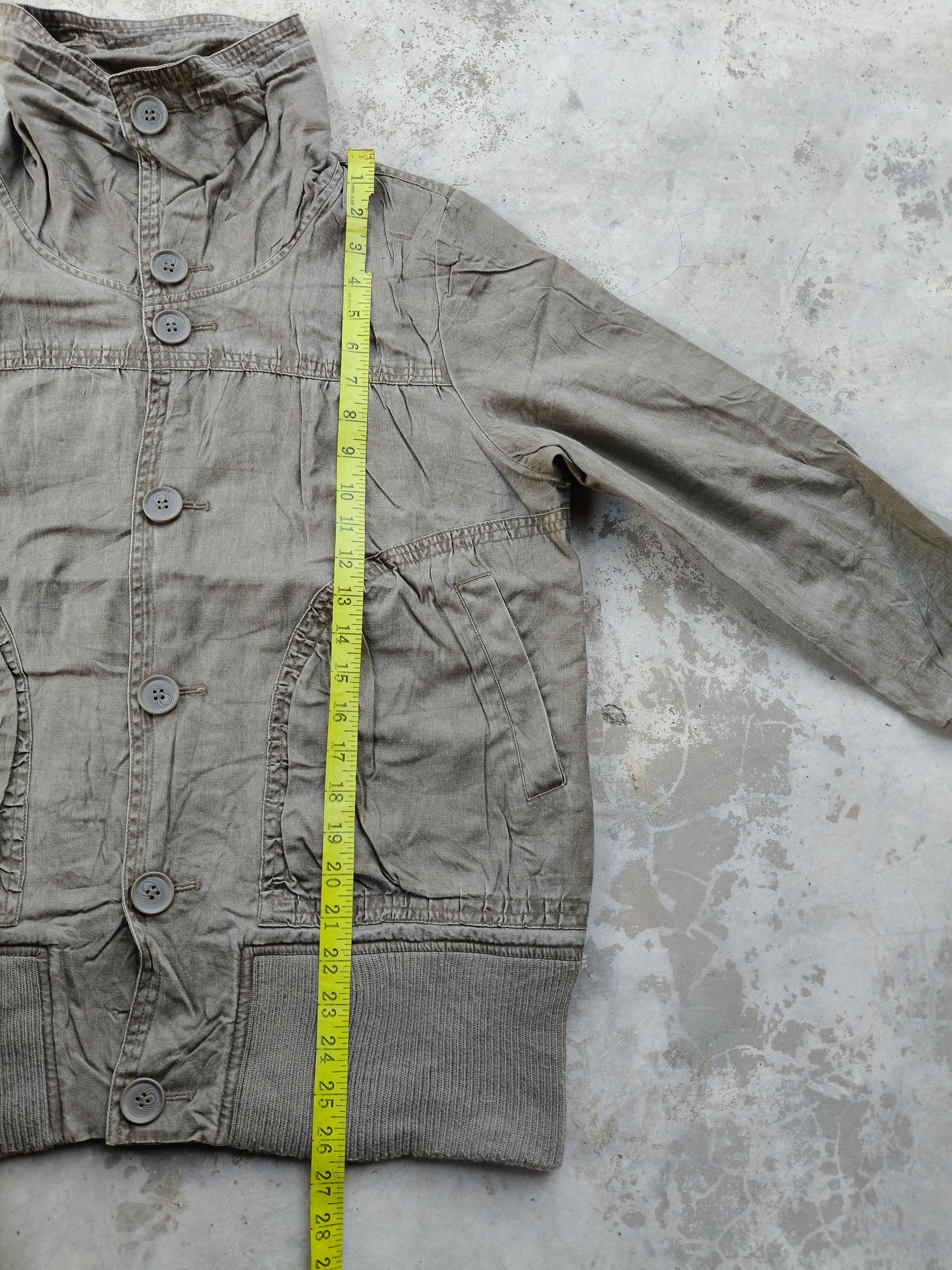 Japanese Brand Jinnee Button Up High Neck Jacket Size L / US 10 / IT 46 - 13 Thumbnail