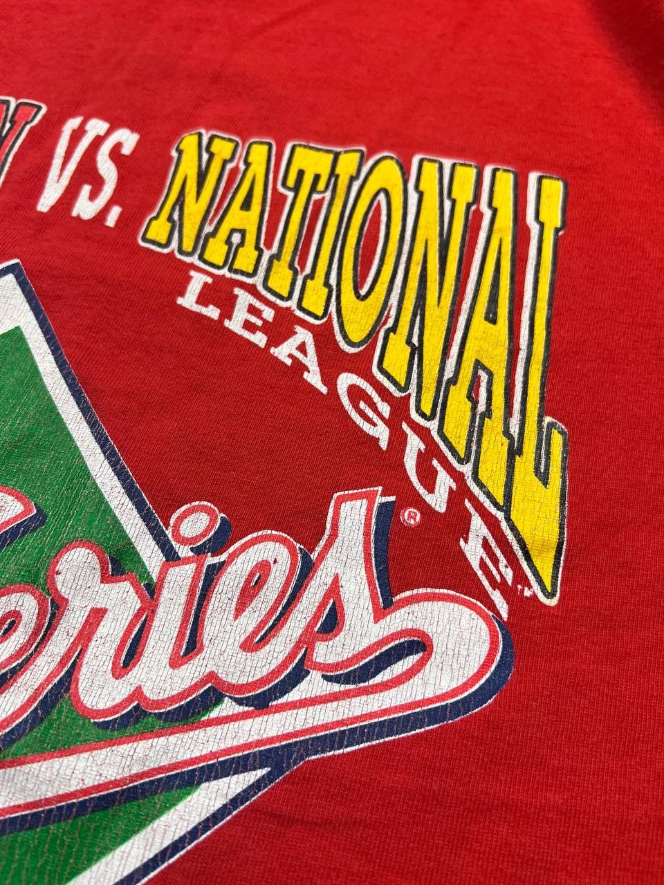 Vintage Vintage Atlanta Braves T-Shirt 1991S World National Series Size US XL / EU 56 / 4 - 10 Thumbnail