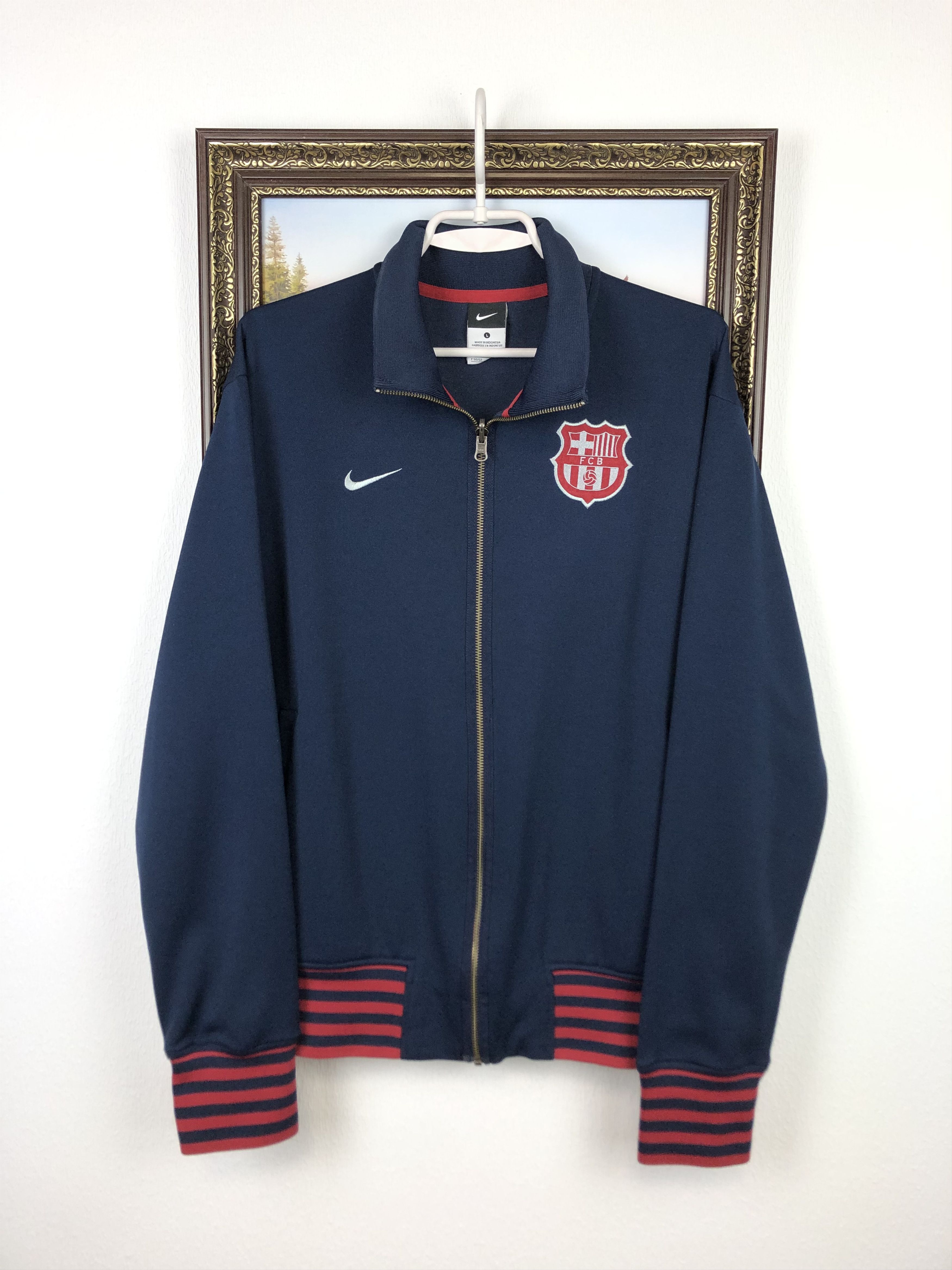 Nigo × Nike Nike x Nigo Last Orgy Coach Jacket Blue L 02 two fuel