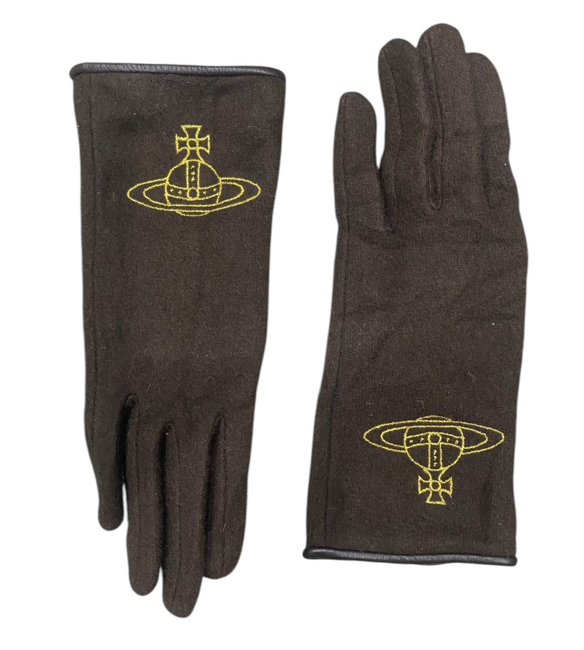 Vivienne Westwood Rare🔥VIVIENNE WESTWOOD Wool Gloves Size ONE SIZE - 6 Thumbnail