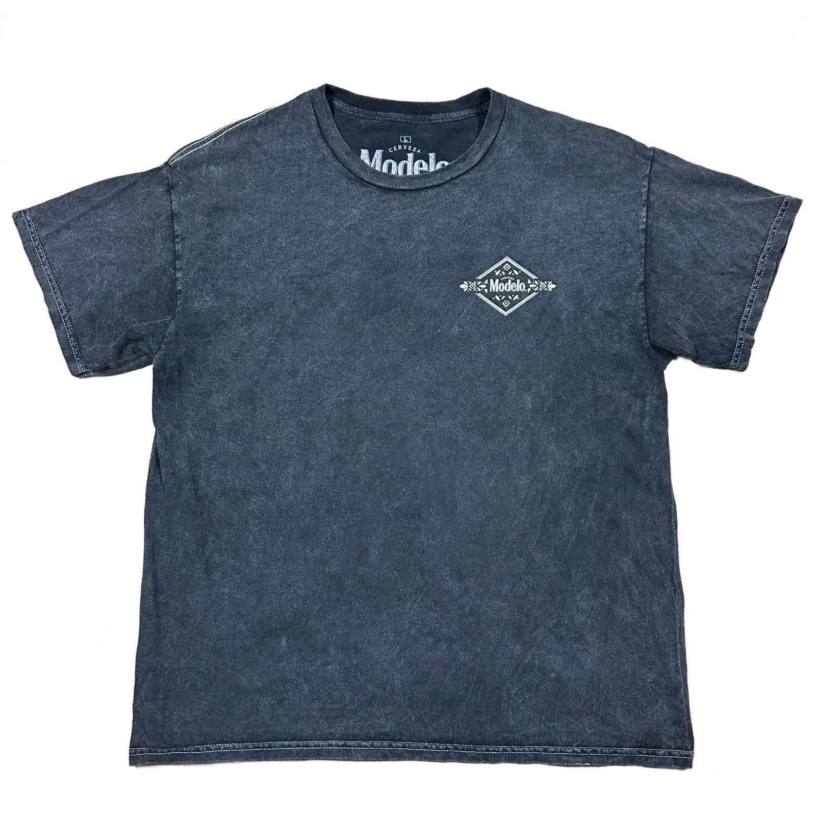 Philippe Model Modelo Menswear T-shirt Large Black Vintage Graphic Size US L / EU 52-54 / 3 - 2 Thumbnail