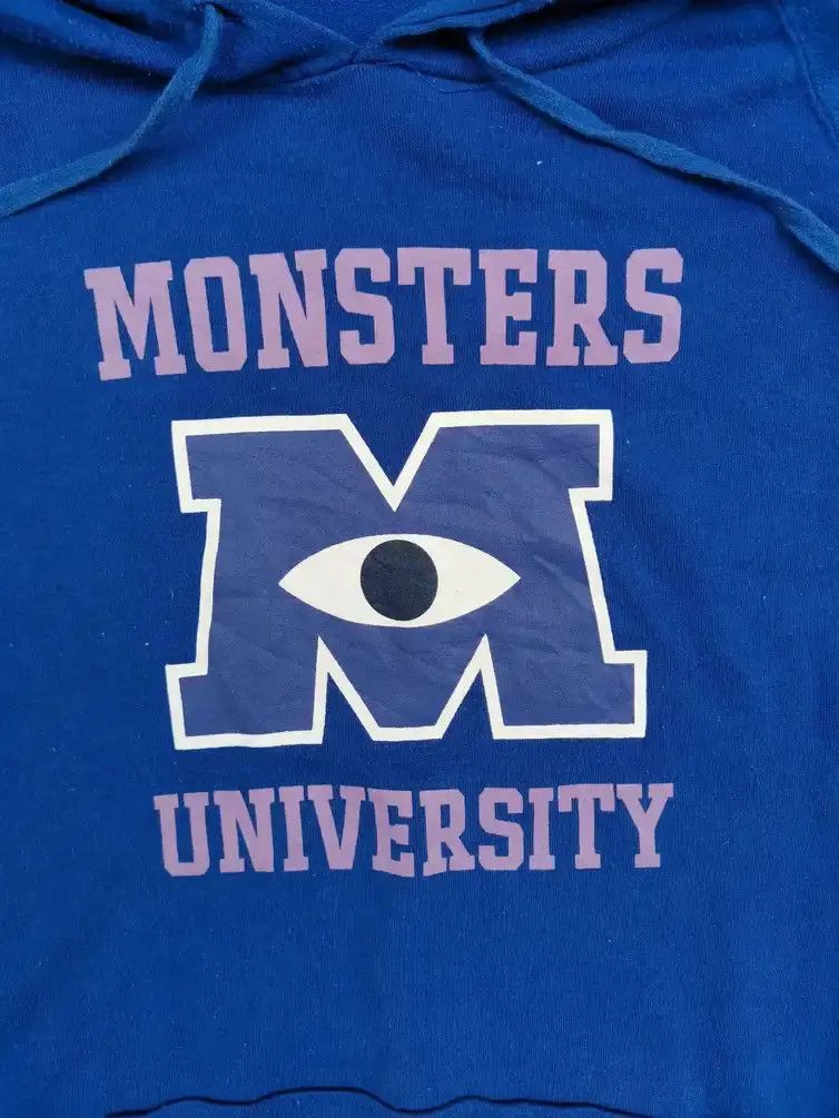 Japanese Brand Rare!!! Monster University Big Logo Hoodie Sweatshirts Size US M / EU 48-50 / 2 - 4 Thumbnail