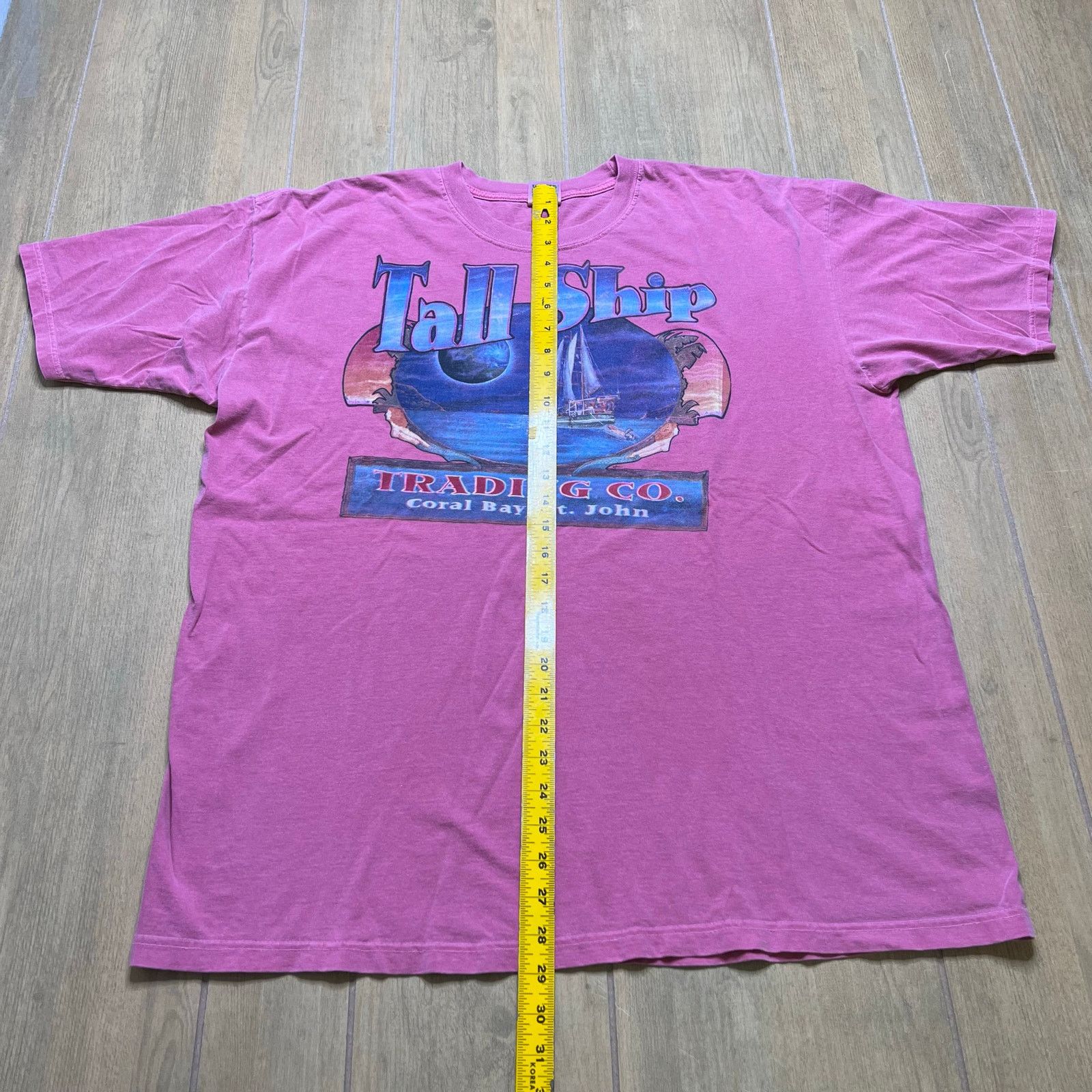 Vintage Vintage Tall Ship Trading Co Coral Bay St John T-shirt XL Size US XL / EU 56 / 4 - 7 Thumbnail