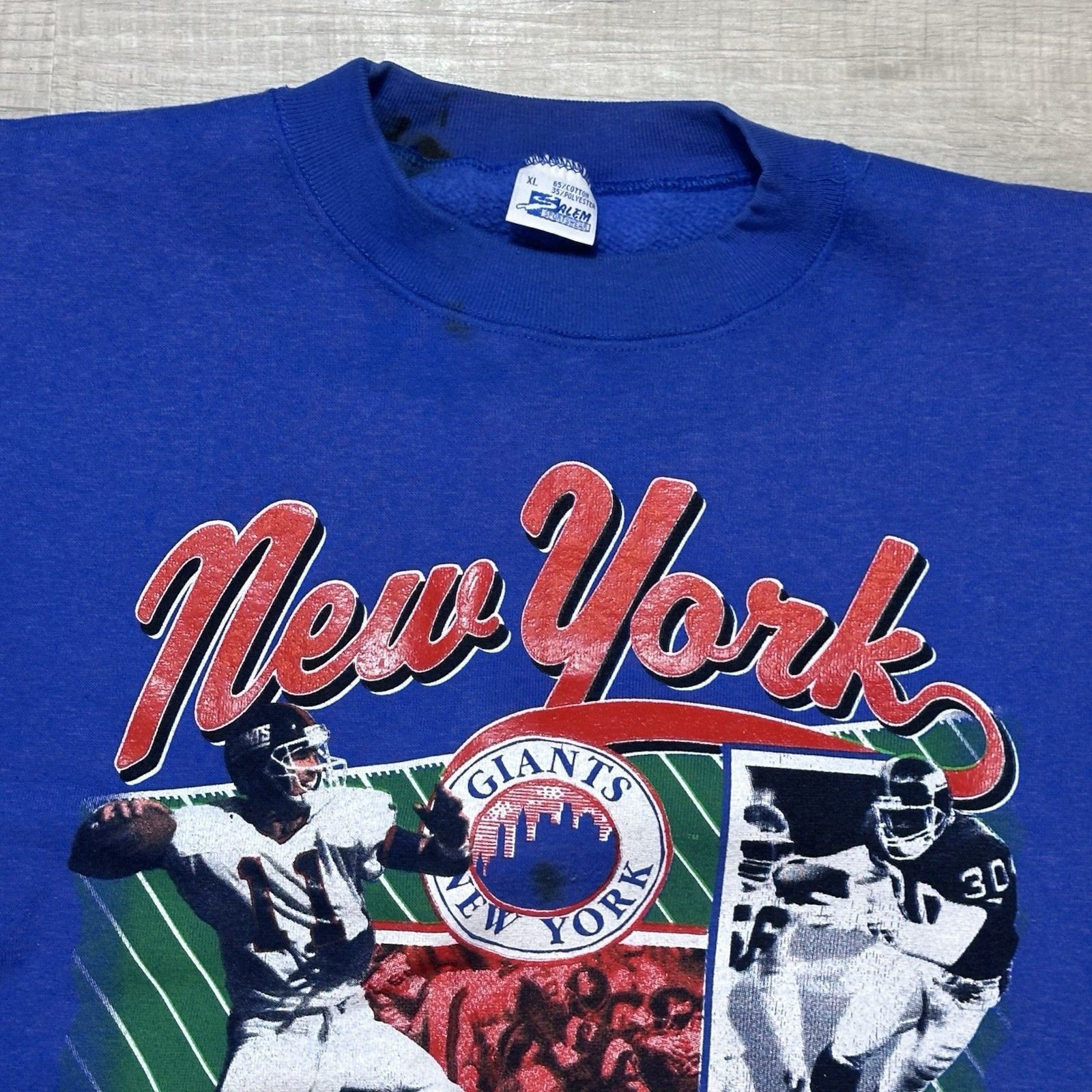 Salem Sportswear Vintage 1990 Salem Sportwear New York Giants XL Sweatshirt Size US XL / EU 56 / 4 - 5 Thumbnail