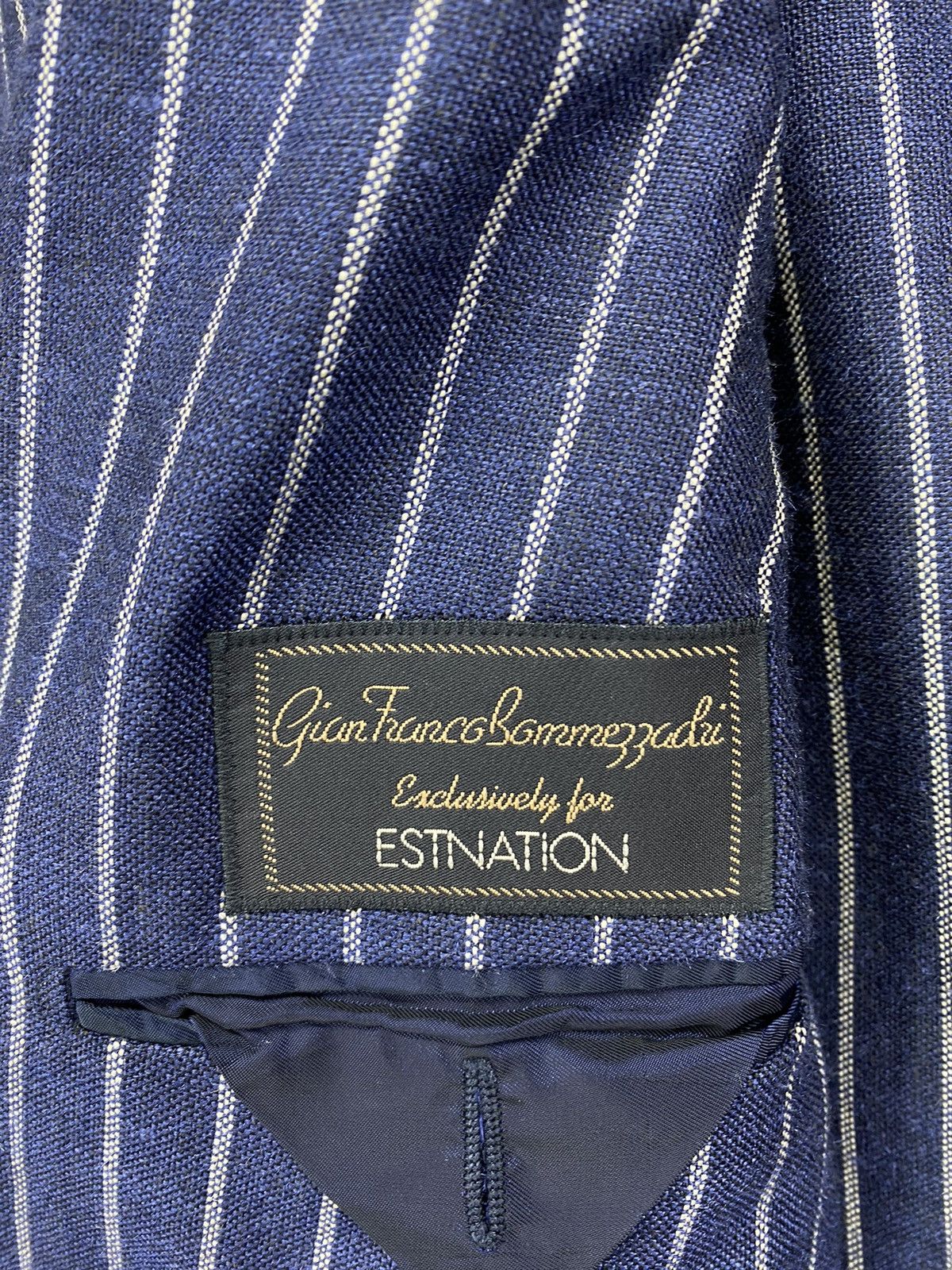 Vintage Vintage Gian Franco Homme Striped Coat Jacket Size US M / EU 48-50 / 2 - 8 Thumbnail