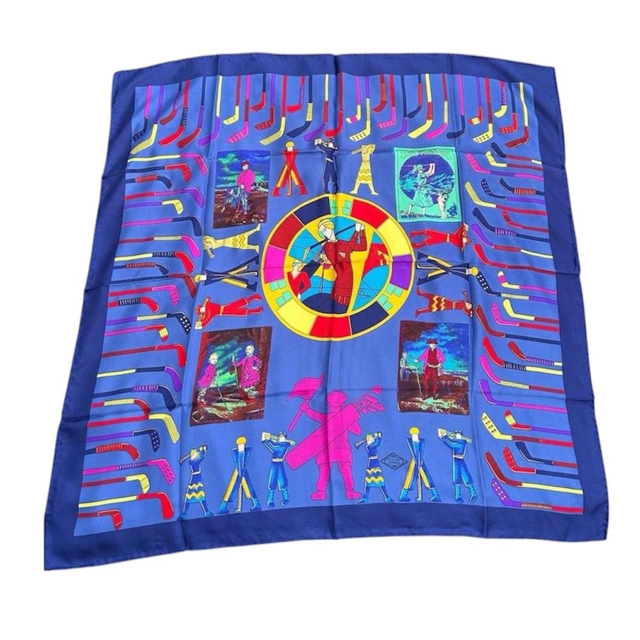 Vintage Gianni Versace Silk Scarf Rare 1990s Collector Print