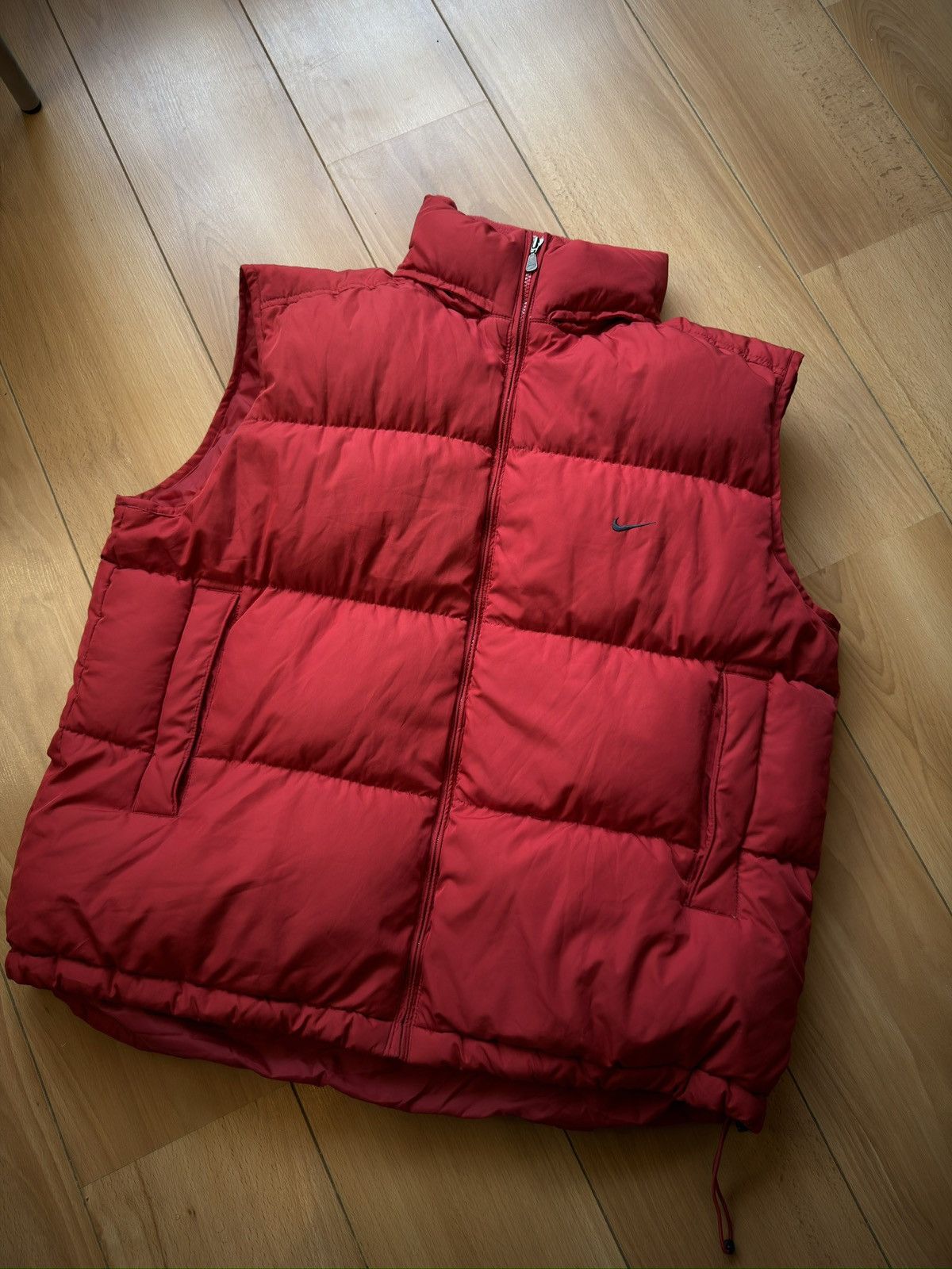 Nike Nike vintage red down jacket vest Size US XL / EU 56 / 4 - 1 Thumbnail