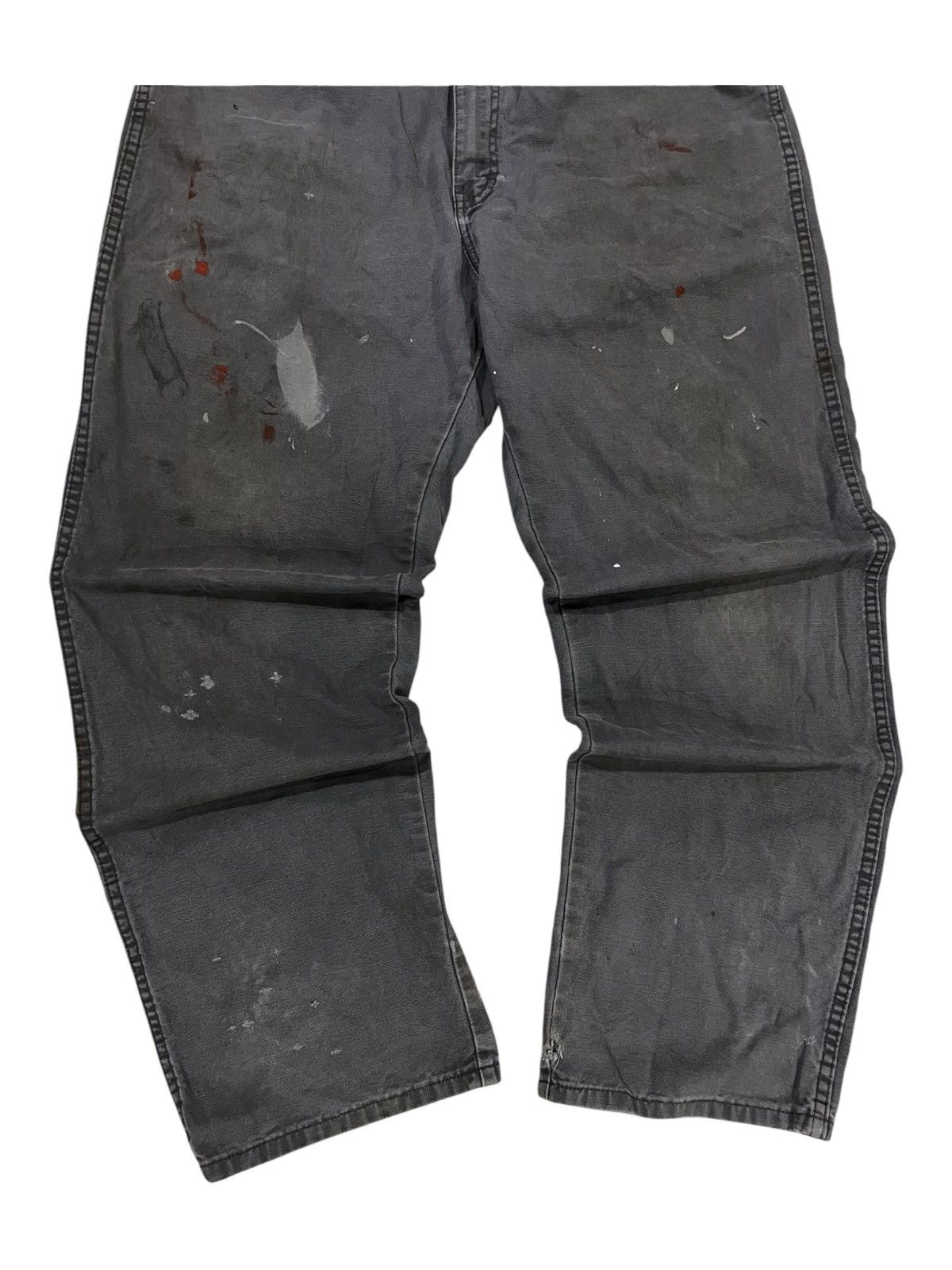 Carhartt × Dickies × Vintage 90s Dickies Carpenter Painter Duck Cotton Baggy Jeans Size US 35 - 7 Thumbnail