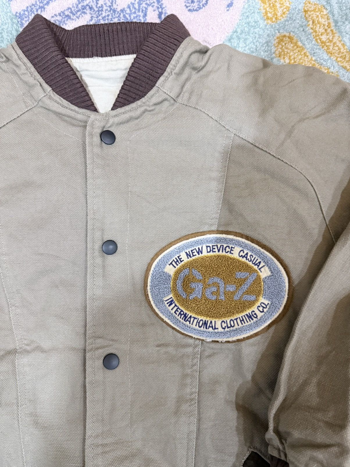 Other Ga-z (blue way) japan vintage bomber jacket Size US M / EU 48-50 / 2 - 3 Thumbnail